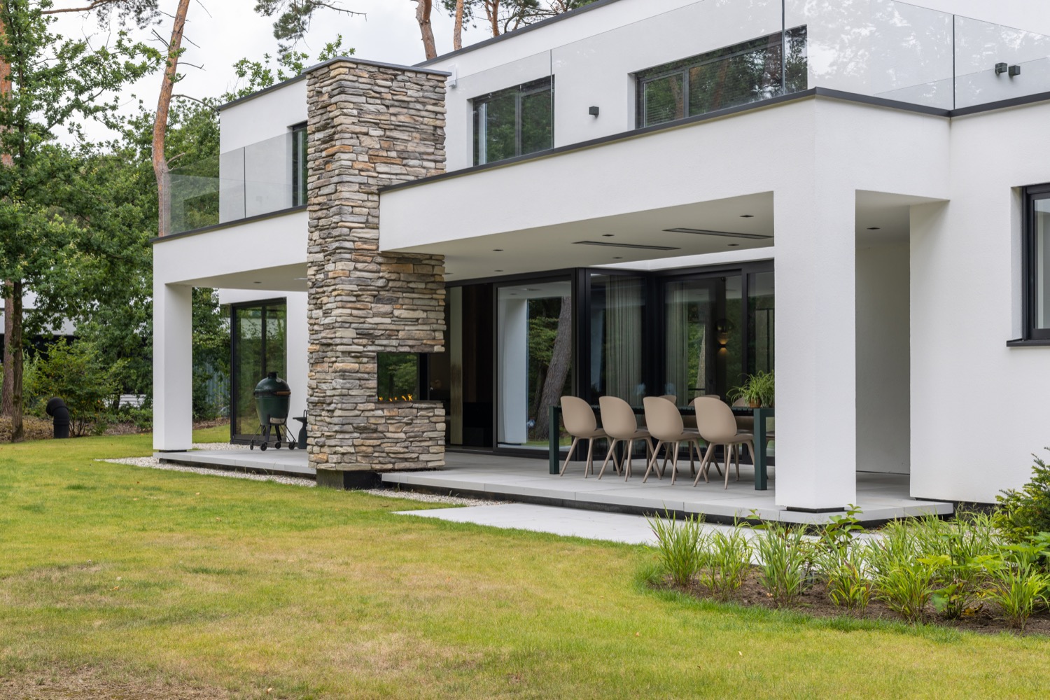 villa met overdekt terras