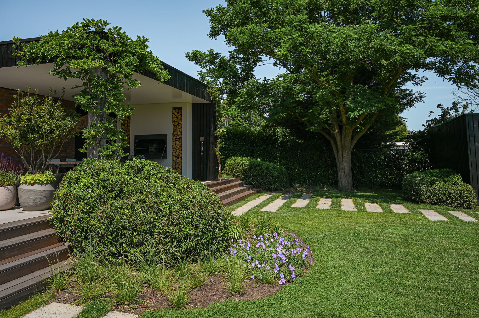 villa tuin