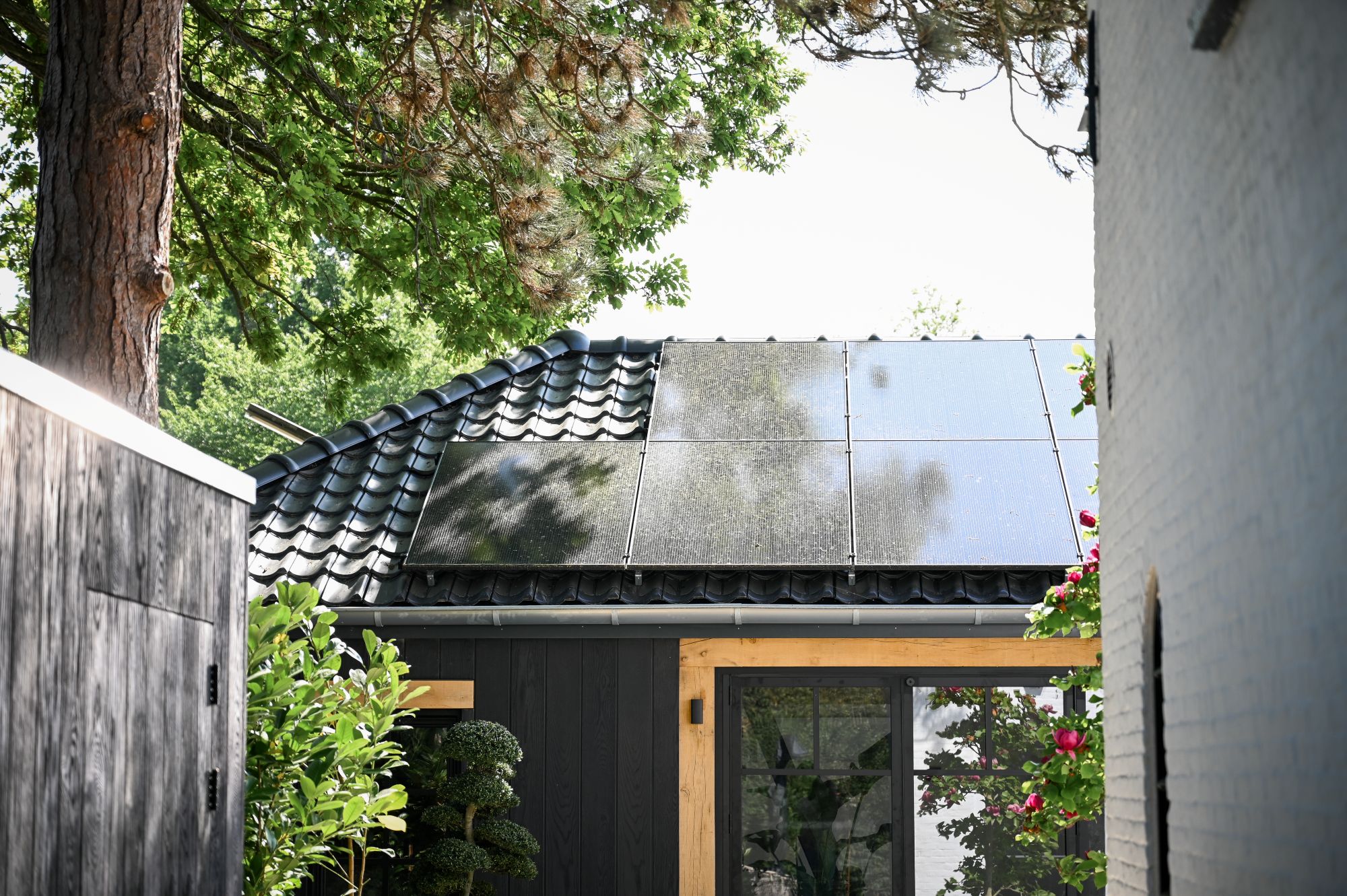 houten tuinkamer