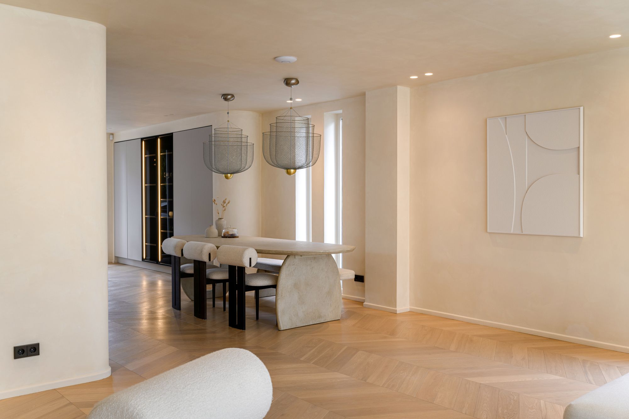 moderne eetkamer