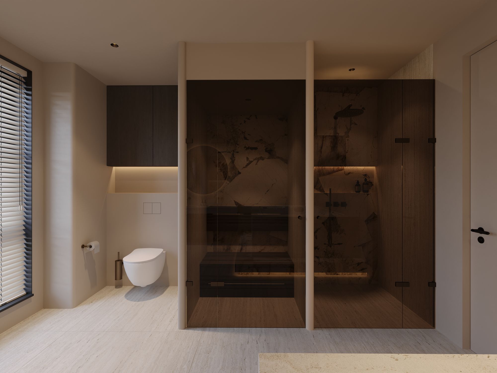 luxe sauna