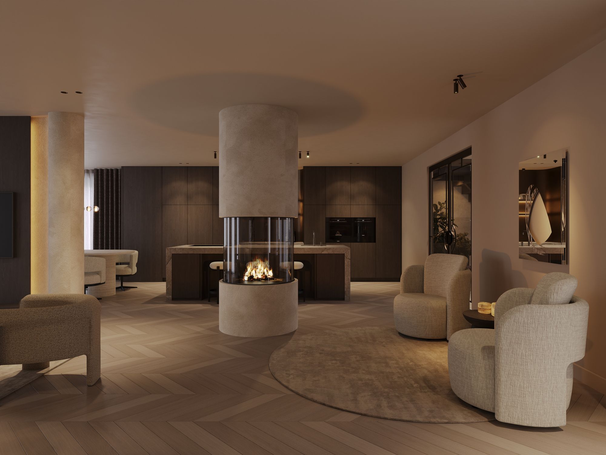 luxe open leefruimte