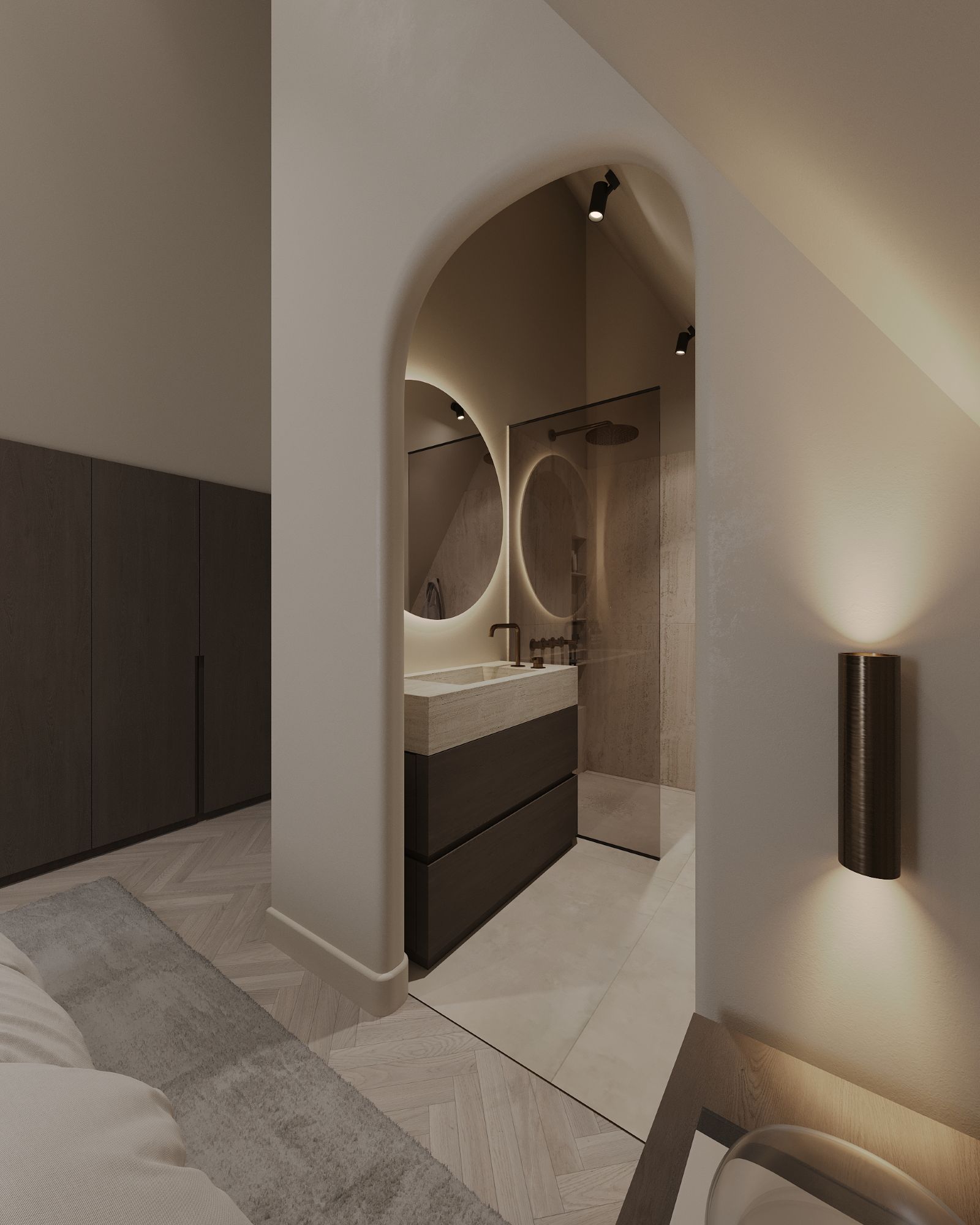 inkijk badkamer