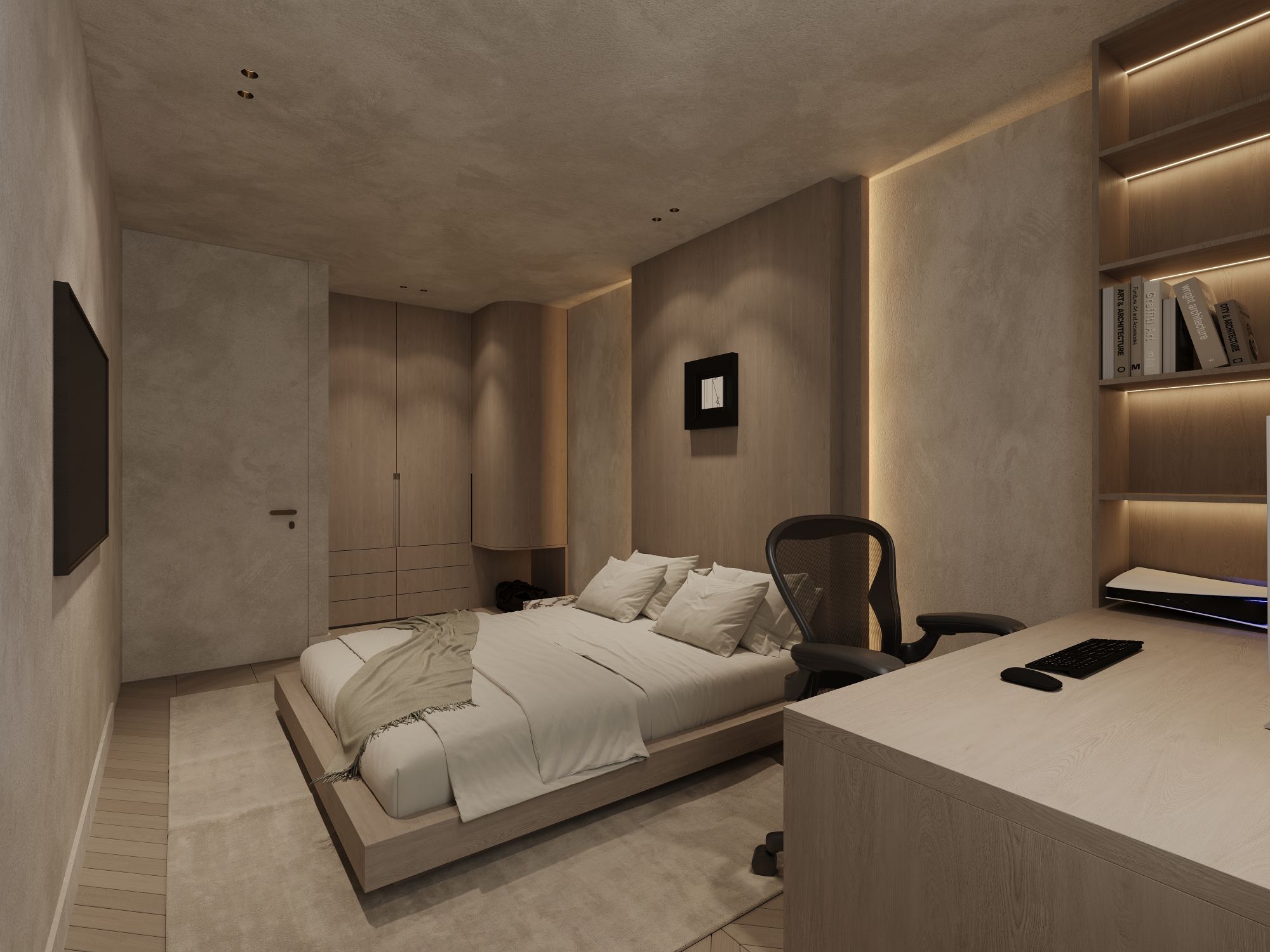 moderne slaapkamer