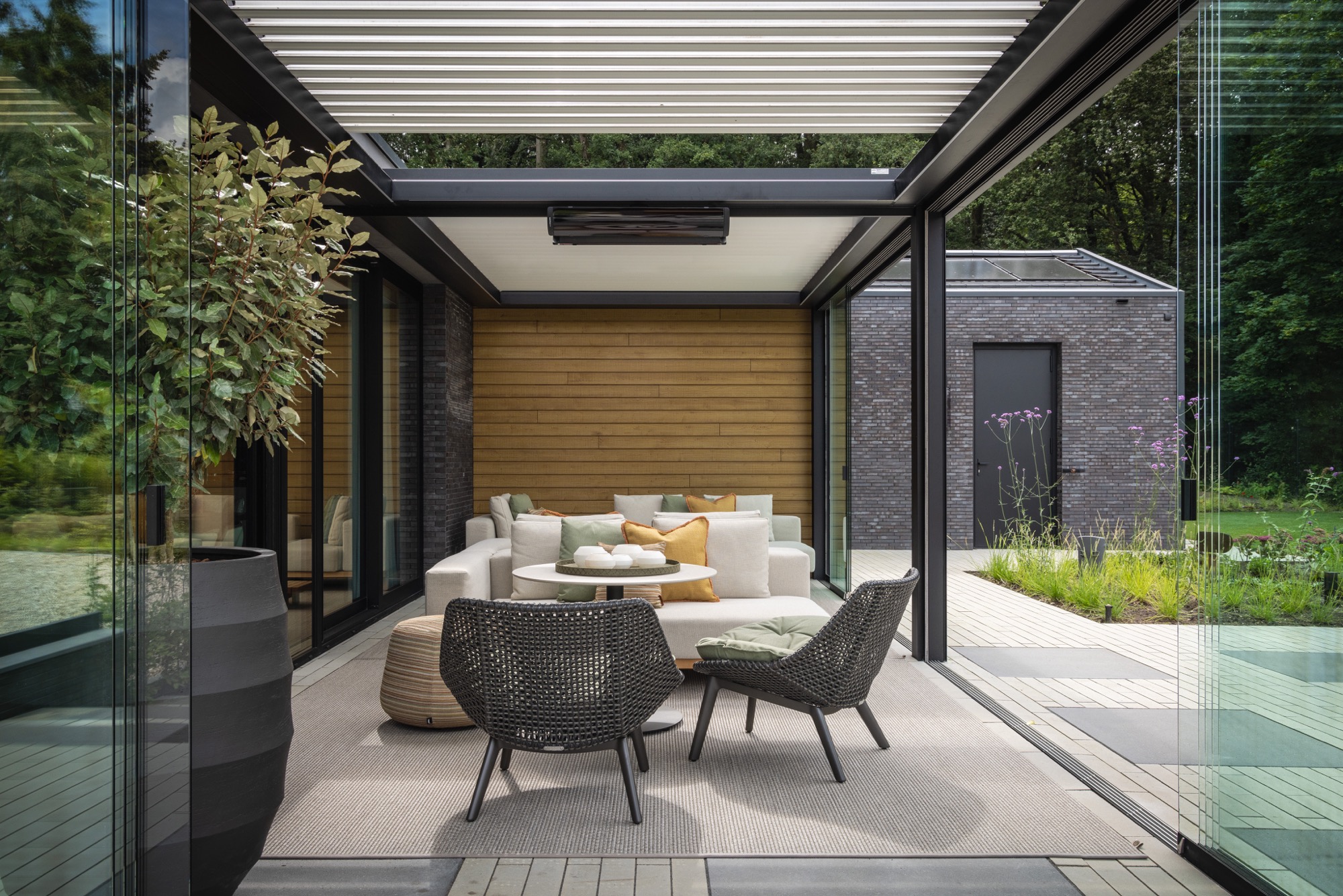 exclusieve villa met luxe veranda