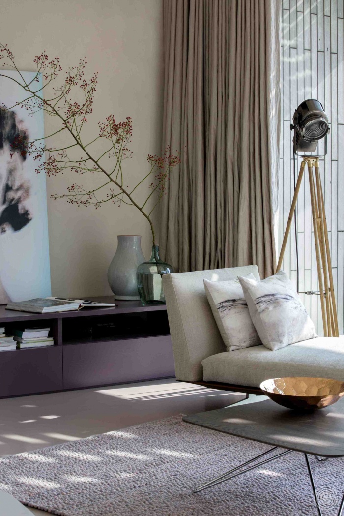 luxe bank met gietvloer