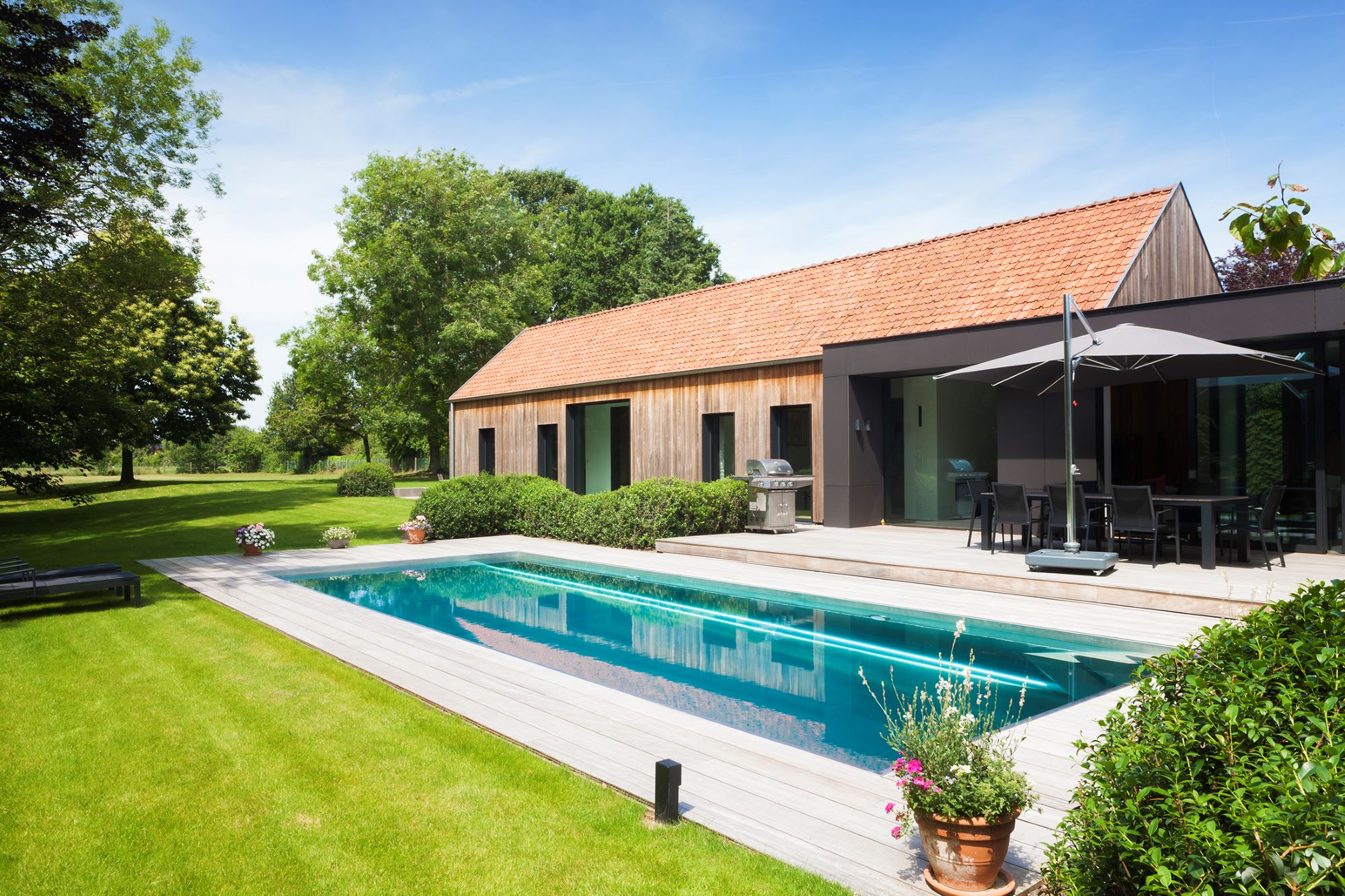 luxe inox zwembad
