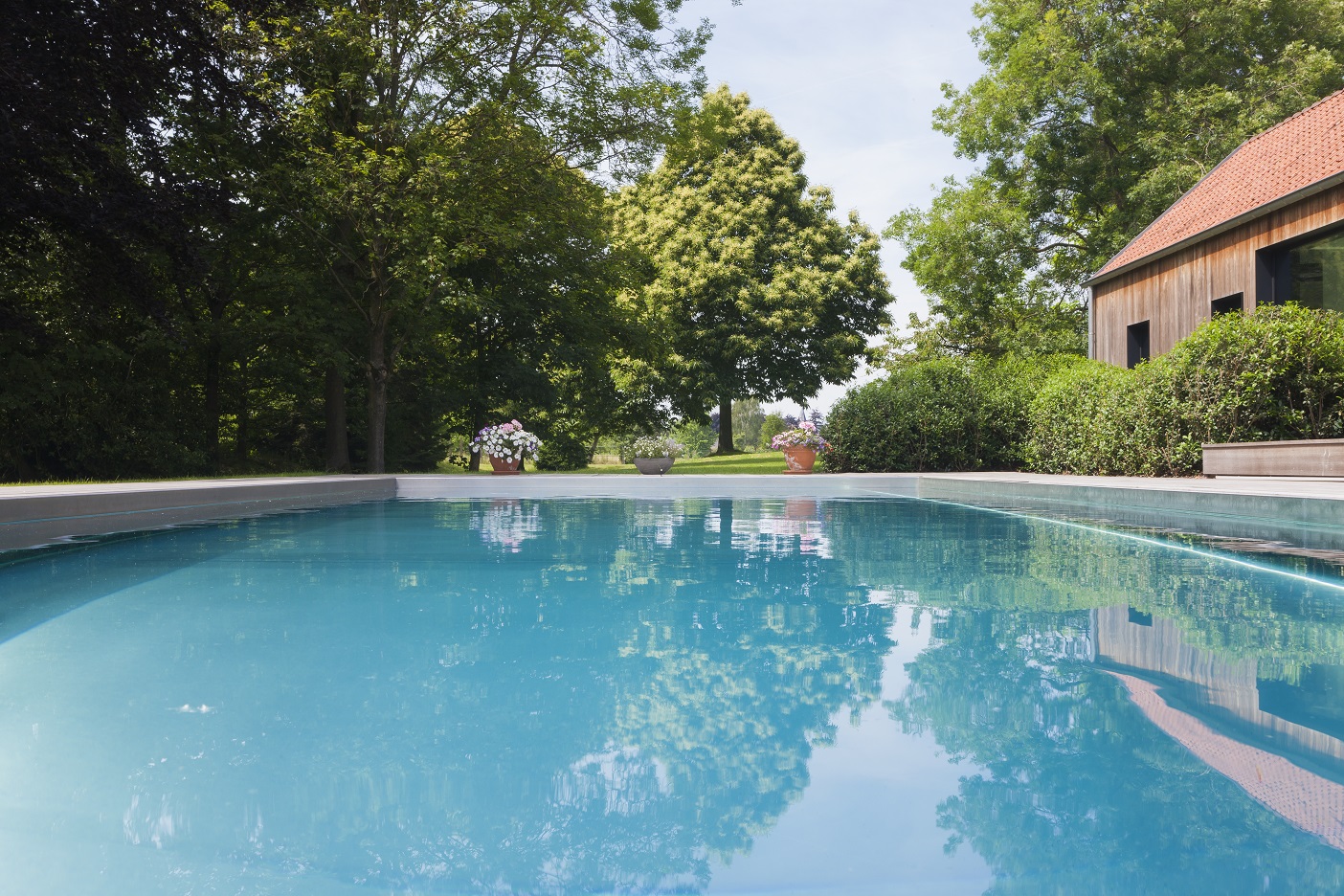 zwembad waterlijn