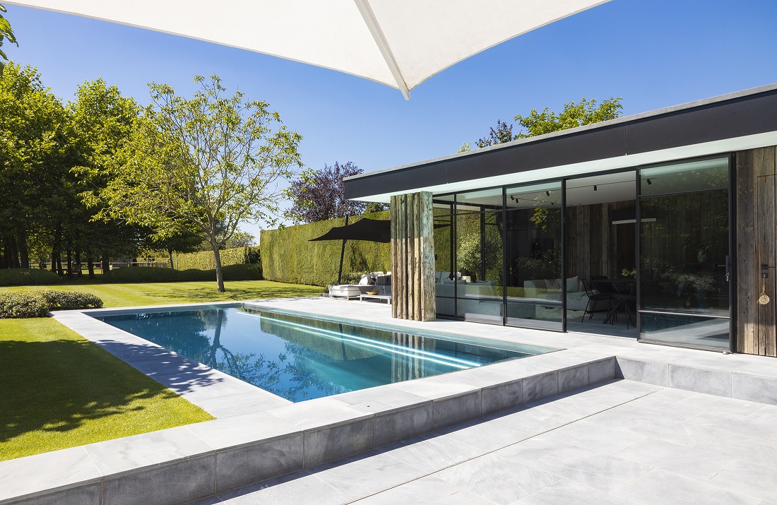 luxe inox zwembad