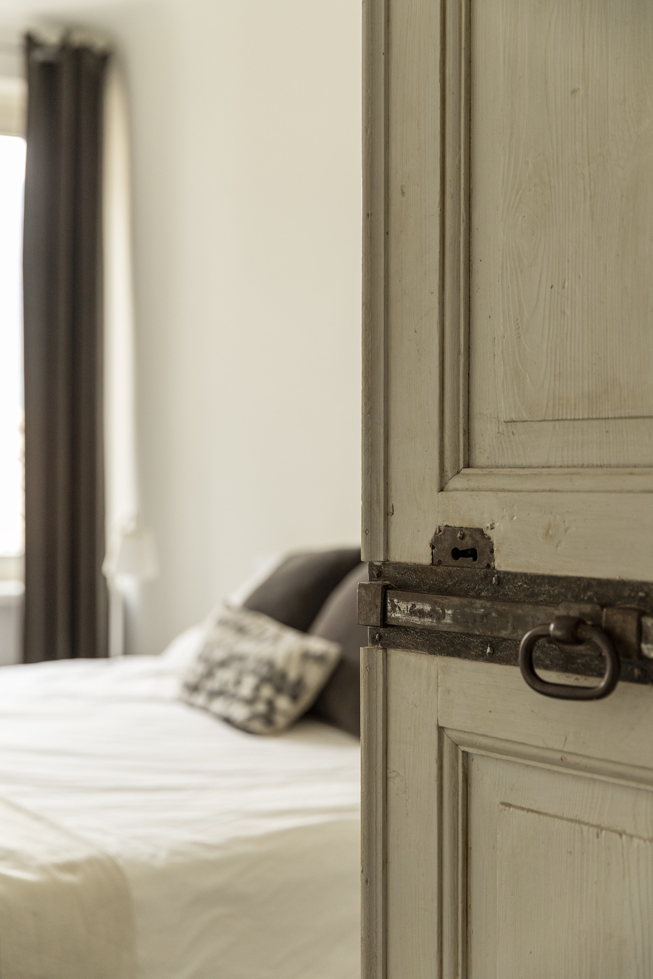 deur naar slaapkamer