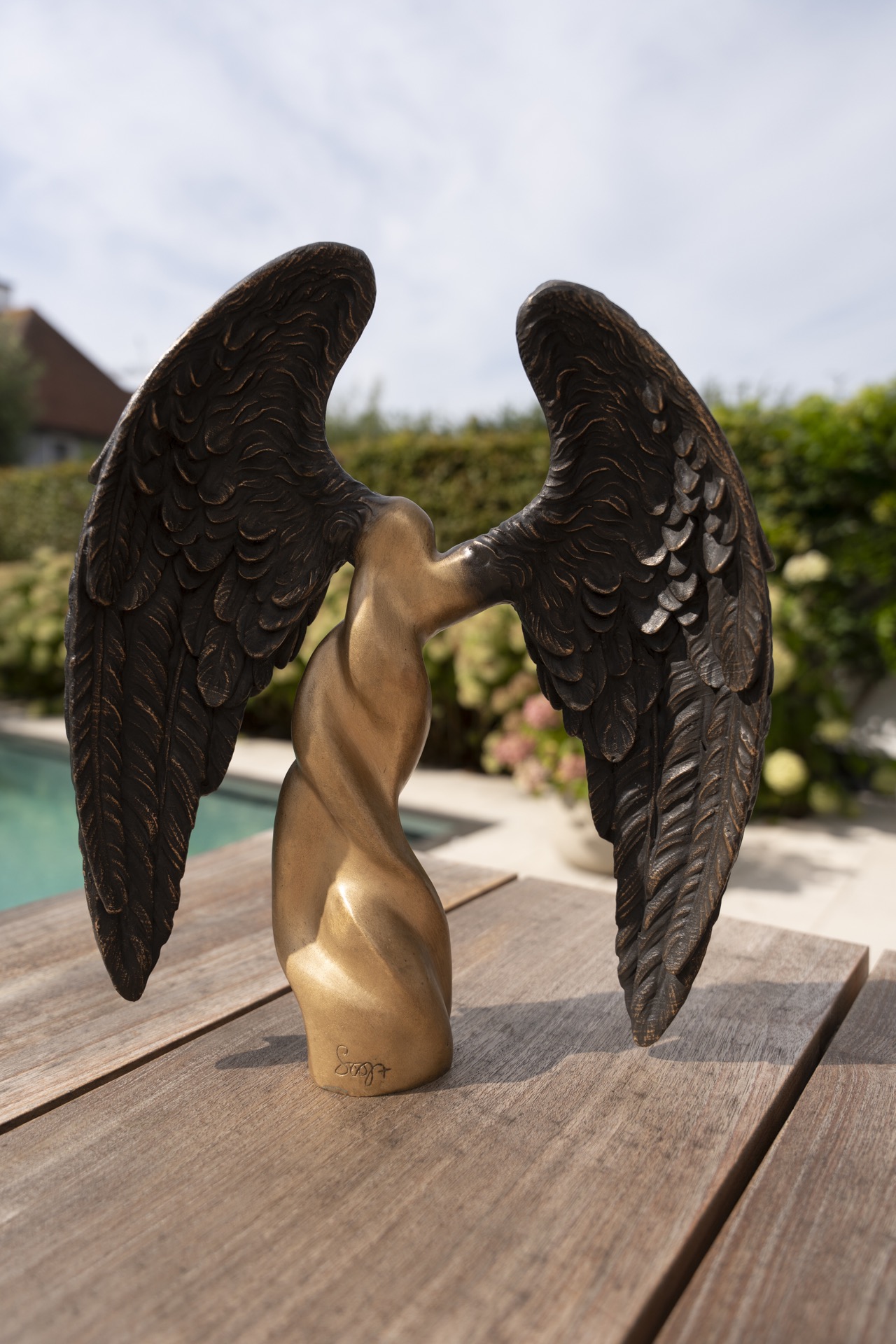 exclusief bronzen beeld