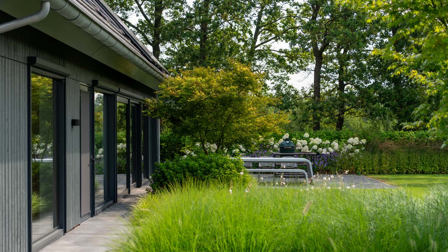 buiten eethoek