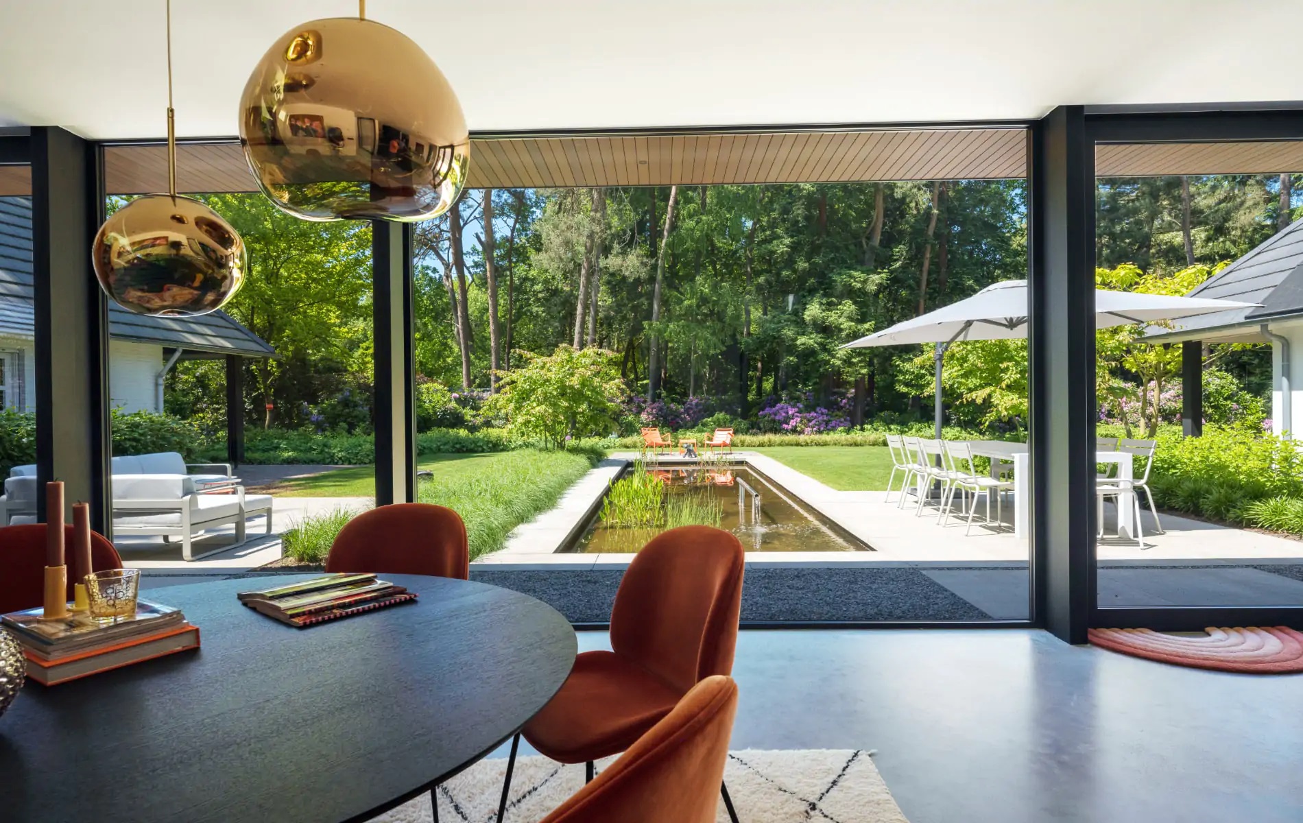 bostuin bij villa