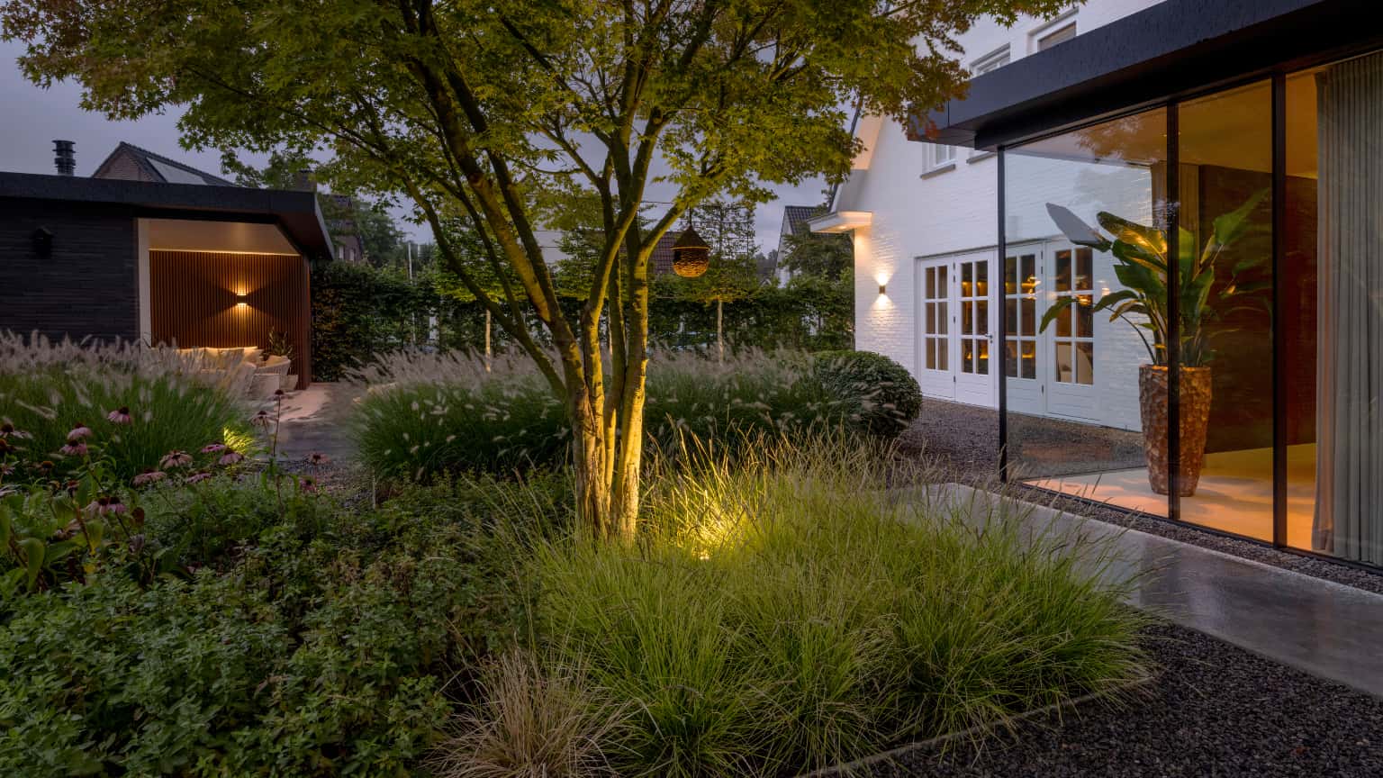 luxe villa tuin