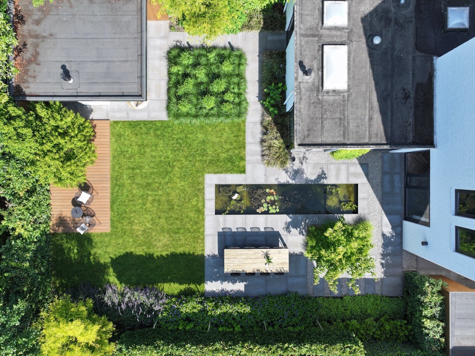 luxe moderne tuin