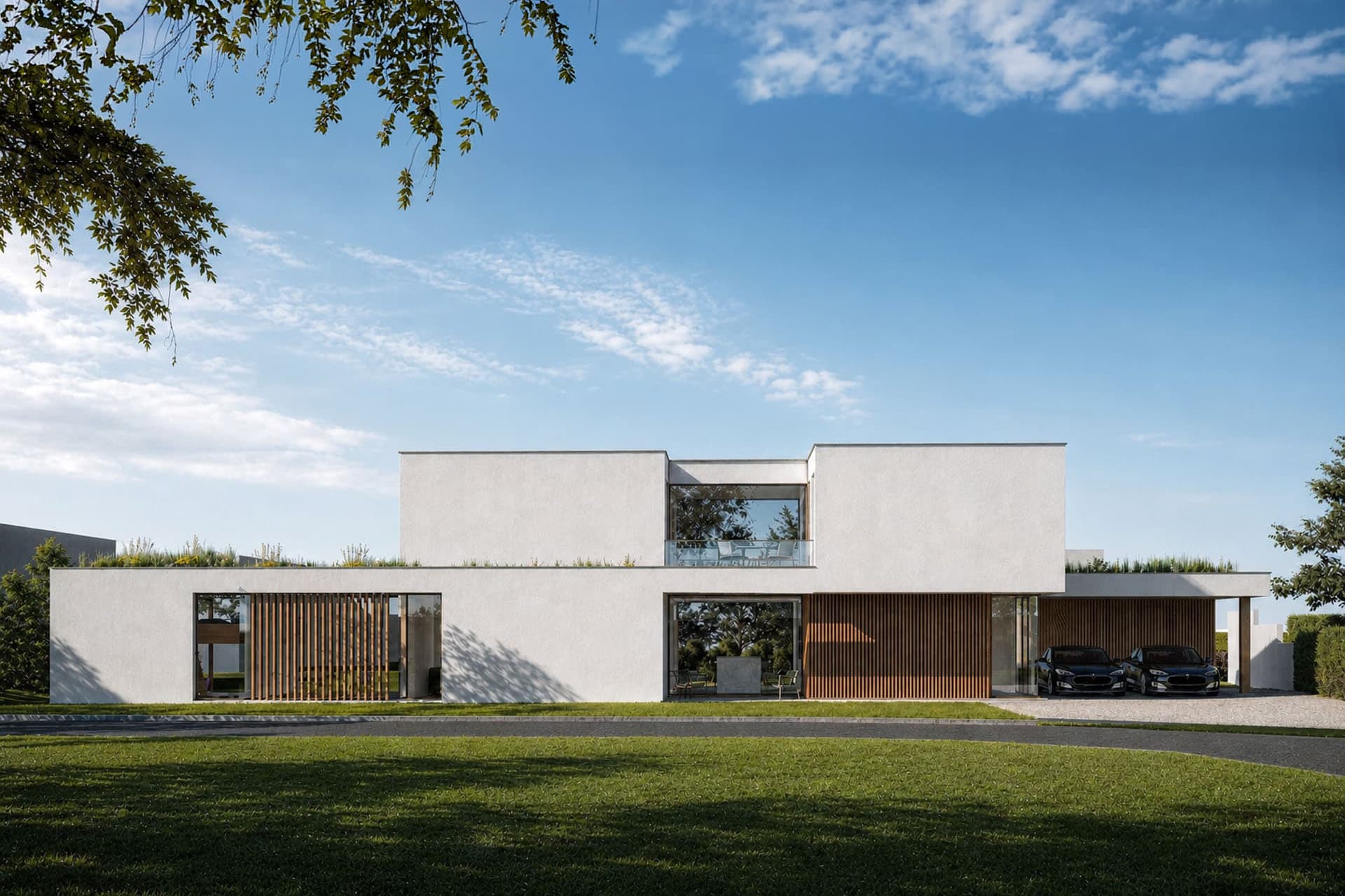 voorgevel villa