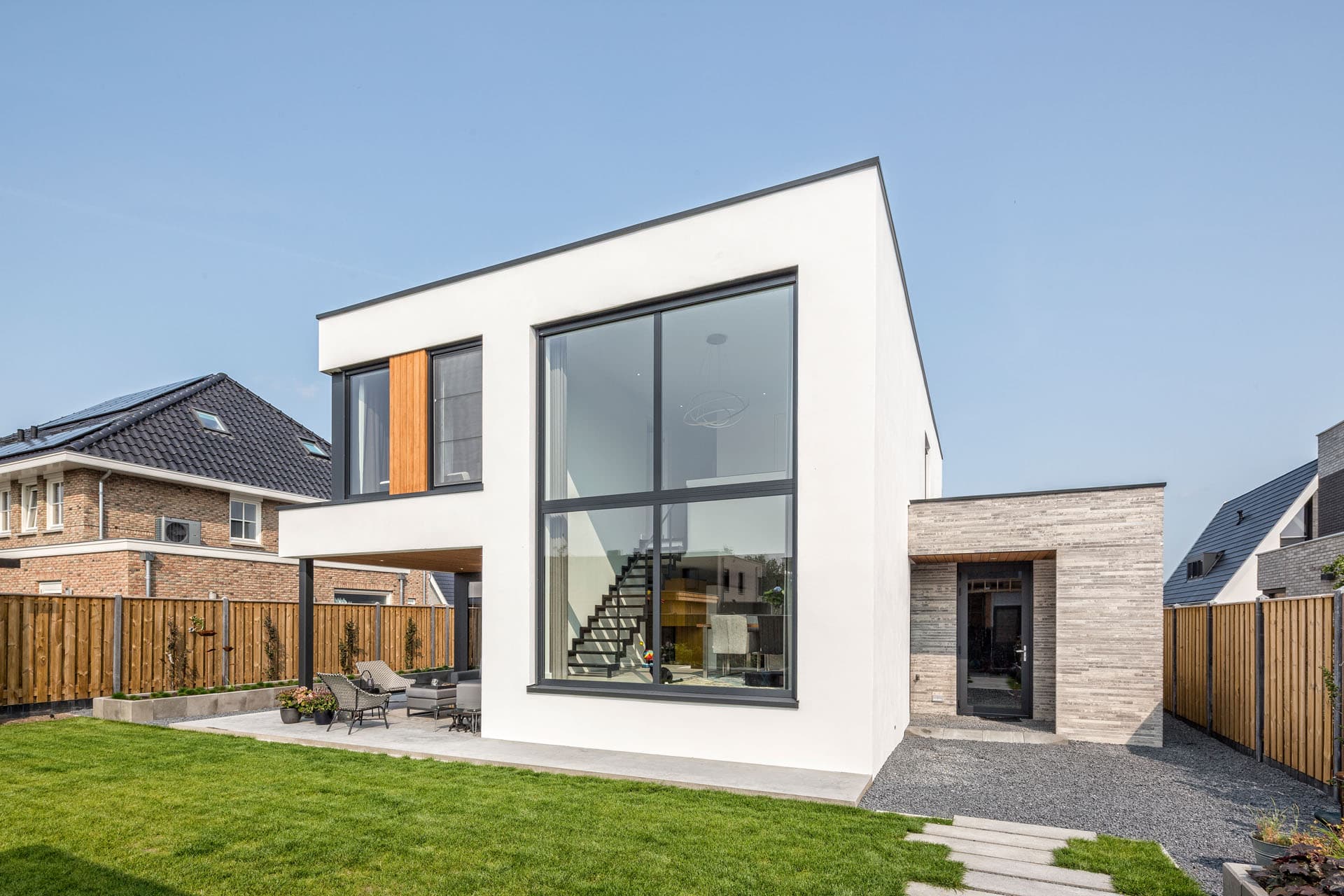 achtergevel villa
