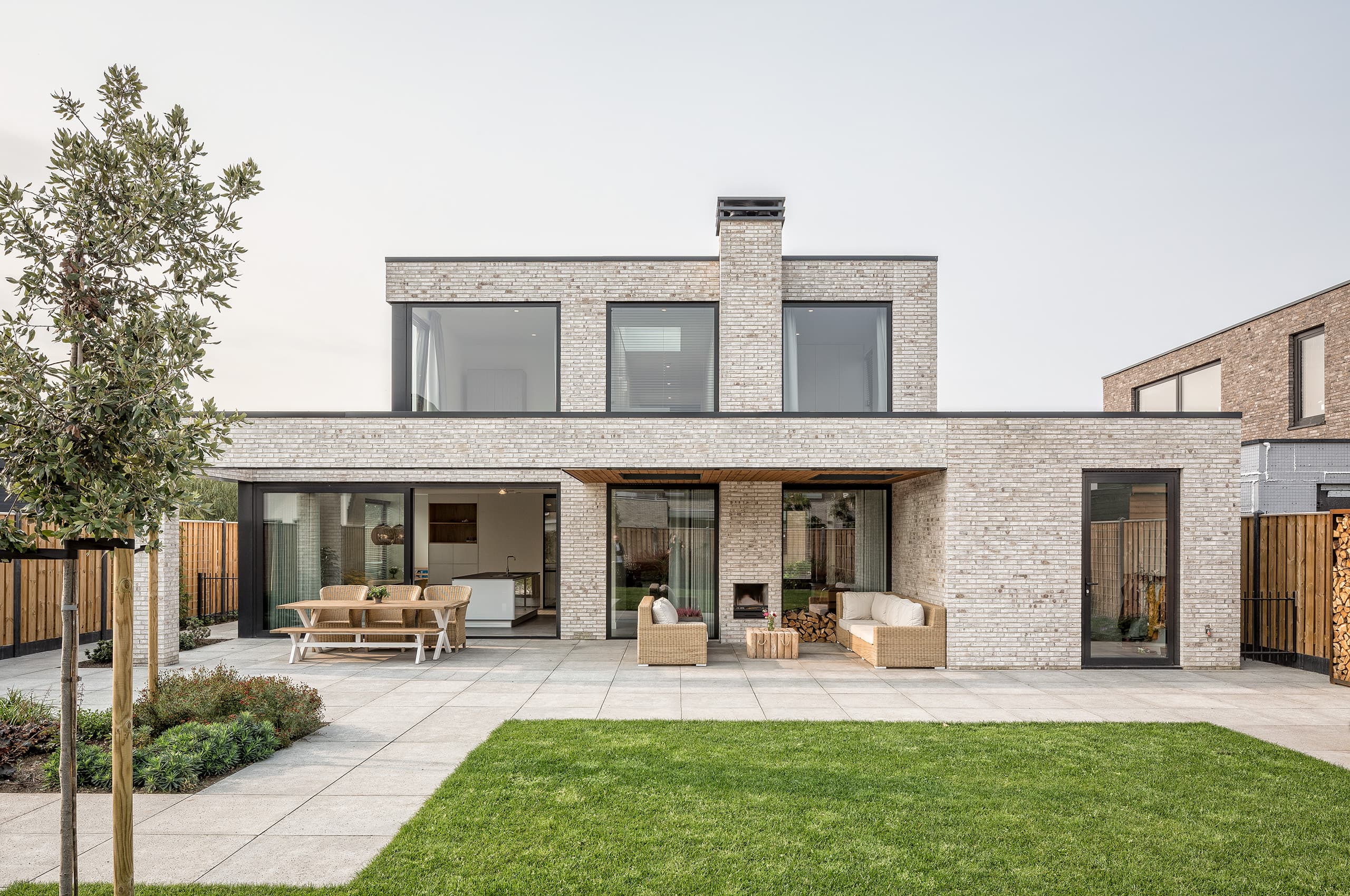 achtergevel villa