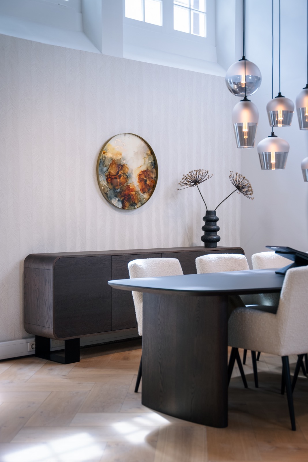 interieur met luxe kunst