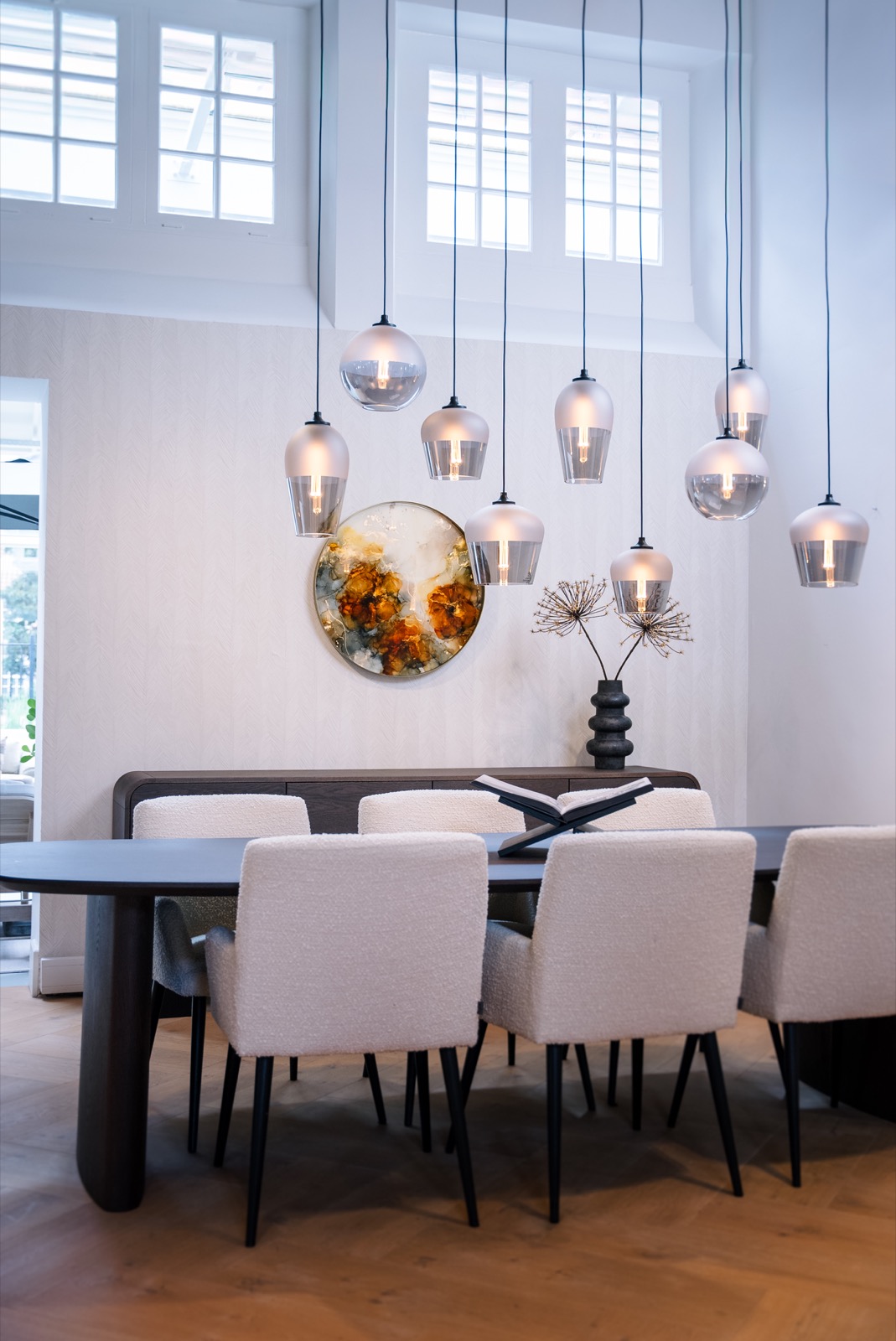 interieur met luxe wandkunst