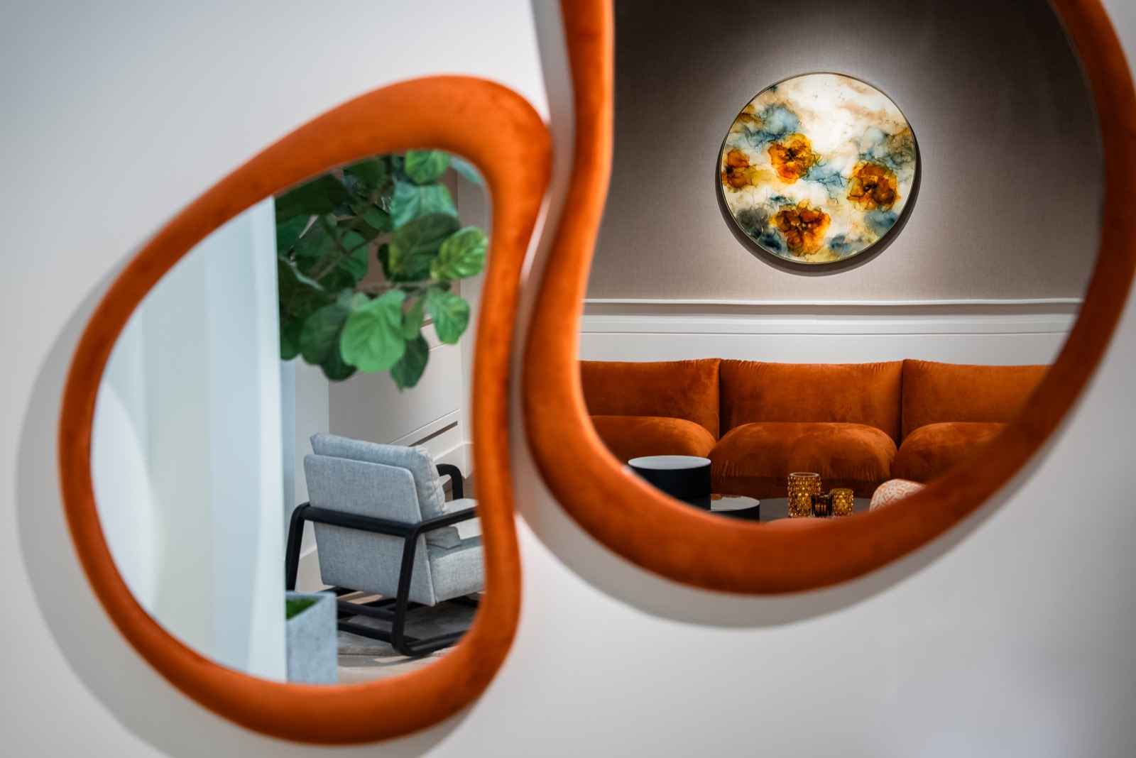 interieur met luxe kunst