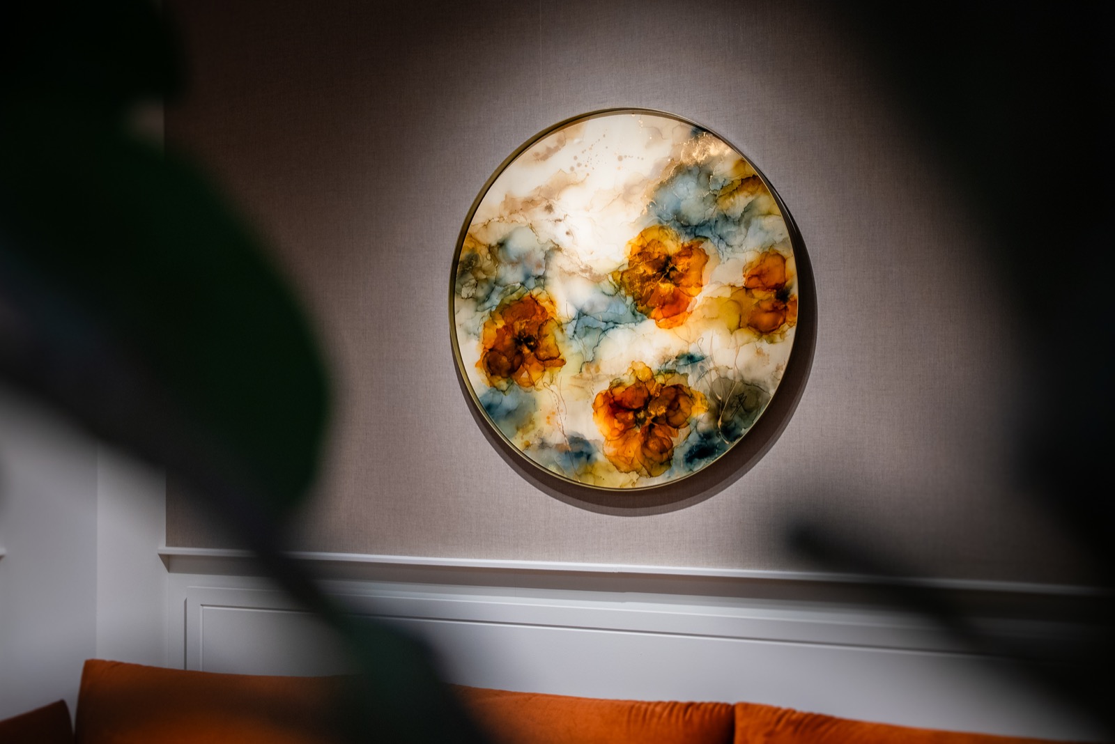 interieur met exclusieve kunst