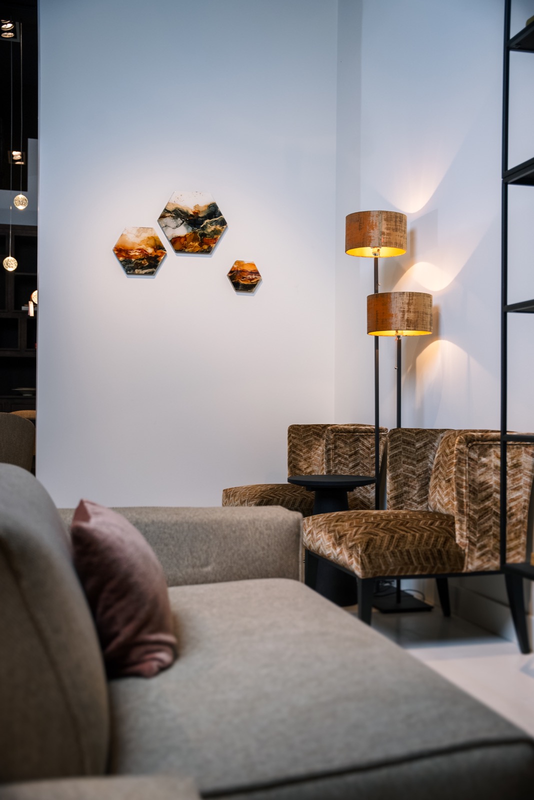 interieur met exclusieve kunst