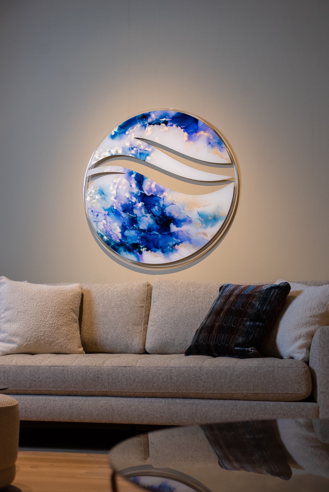 bank met exclusieve kunst