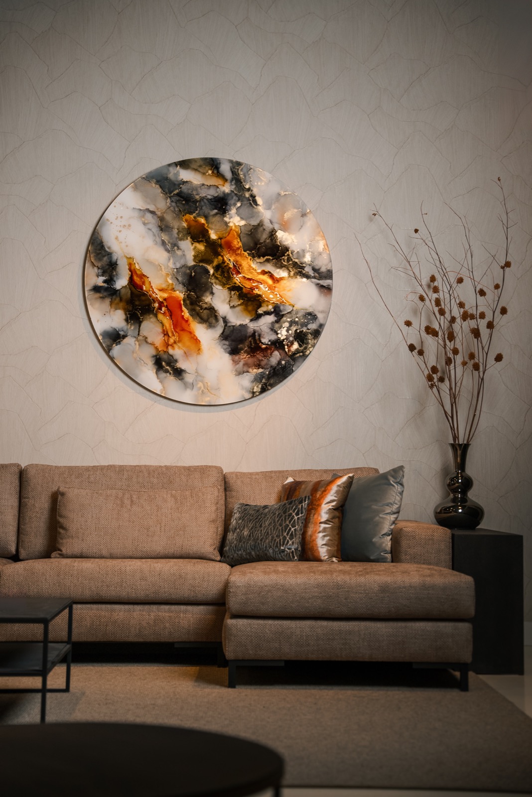 interieur met exclusieve kunst
