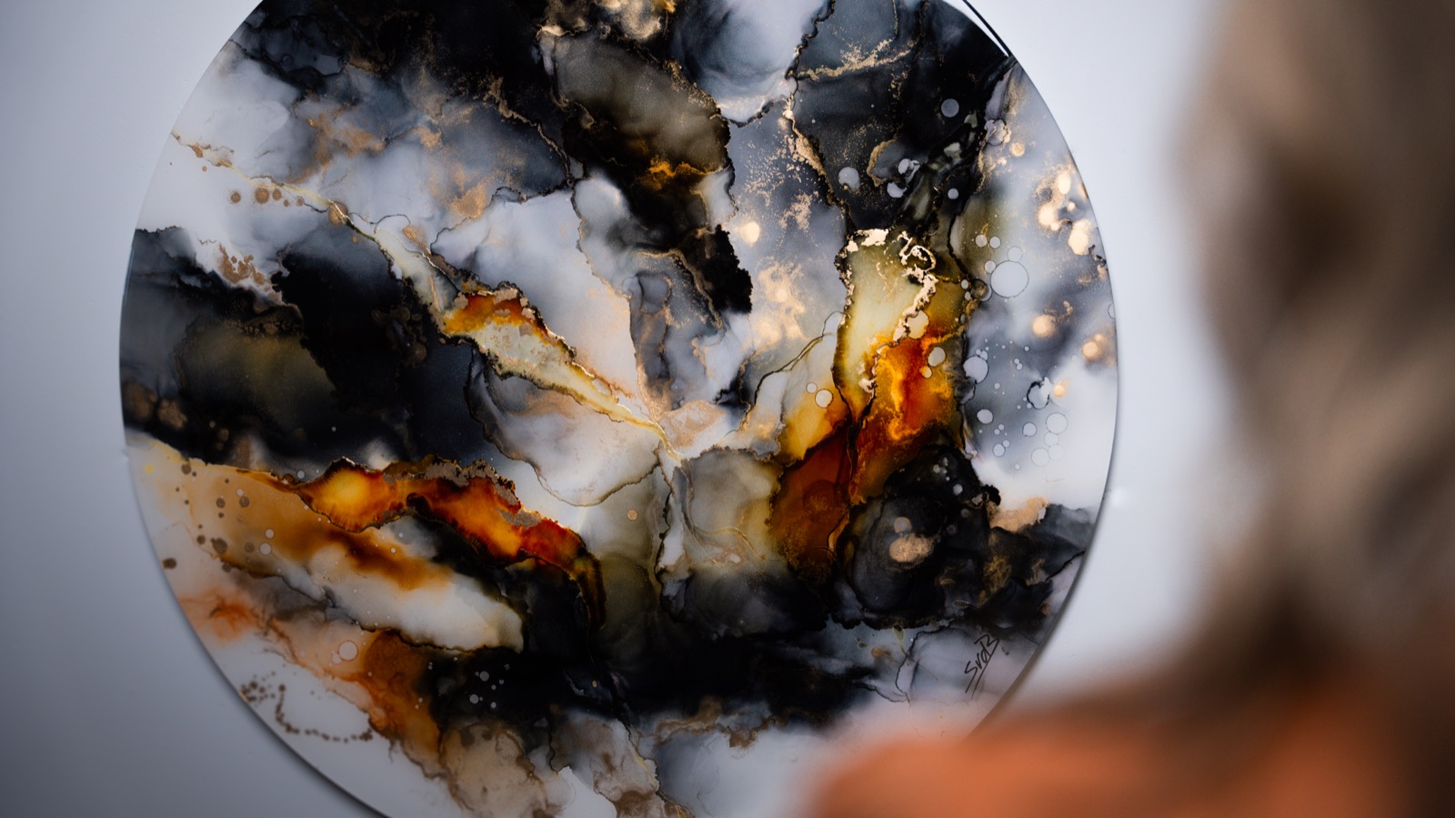 interieur met exclusieve wandkunst