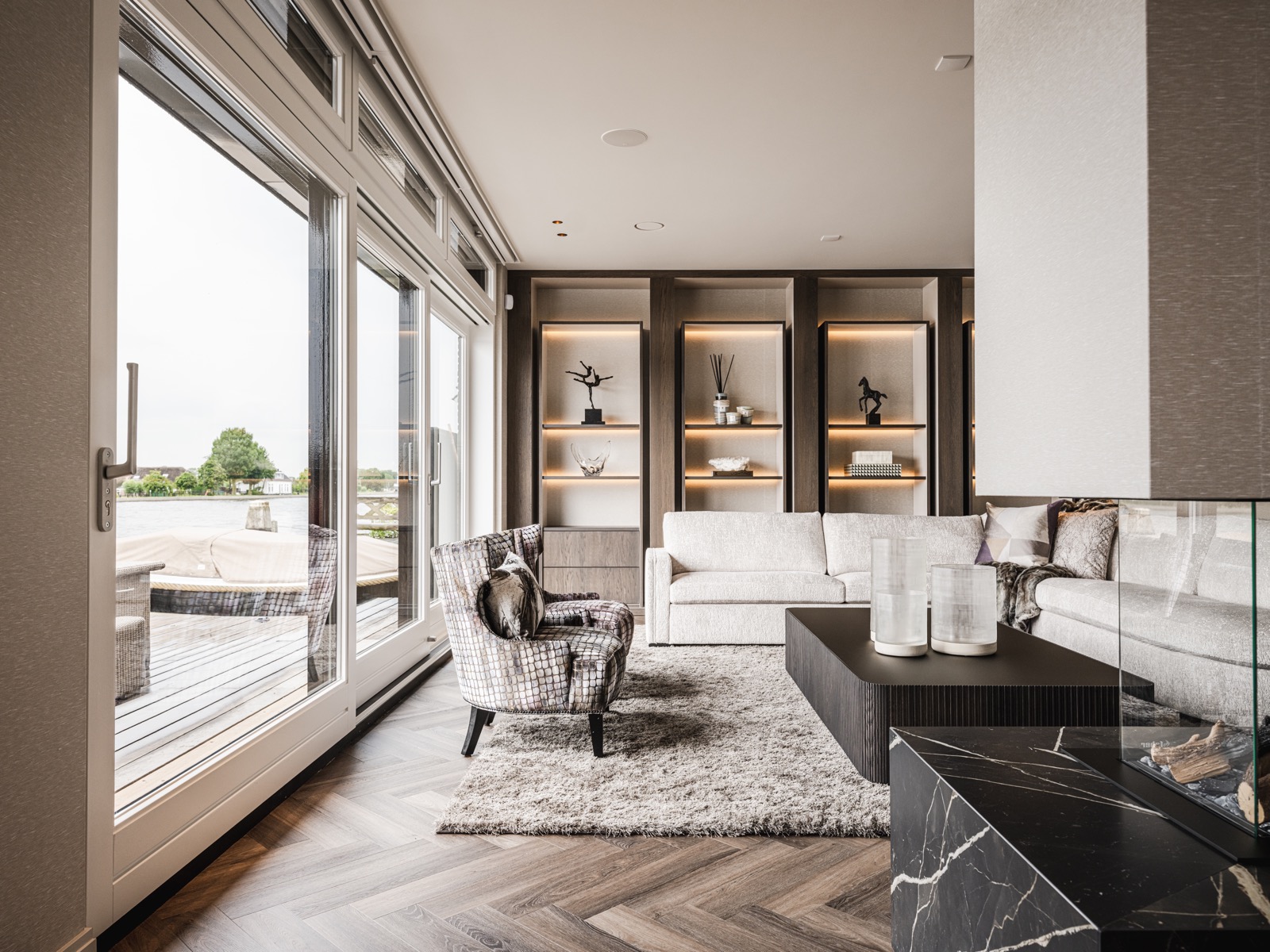 modern interieur woonkamer