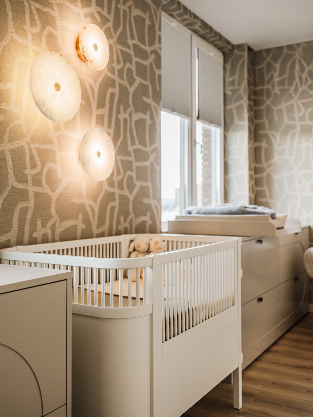 kinderslaapkamer met luxe interieur