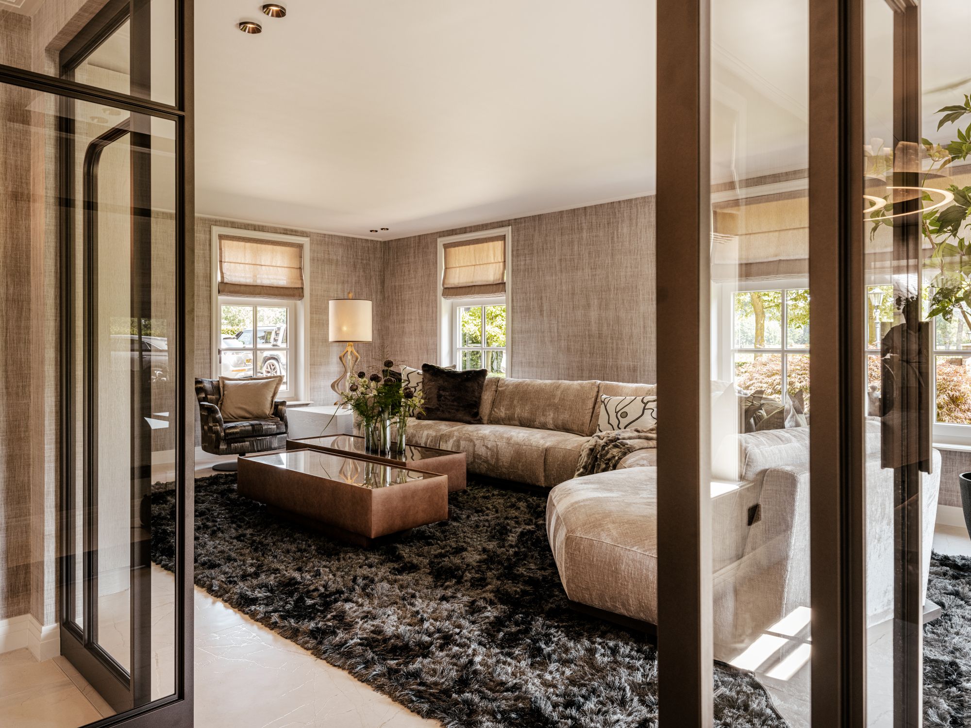 inkijk woonkamer