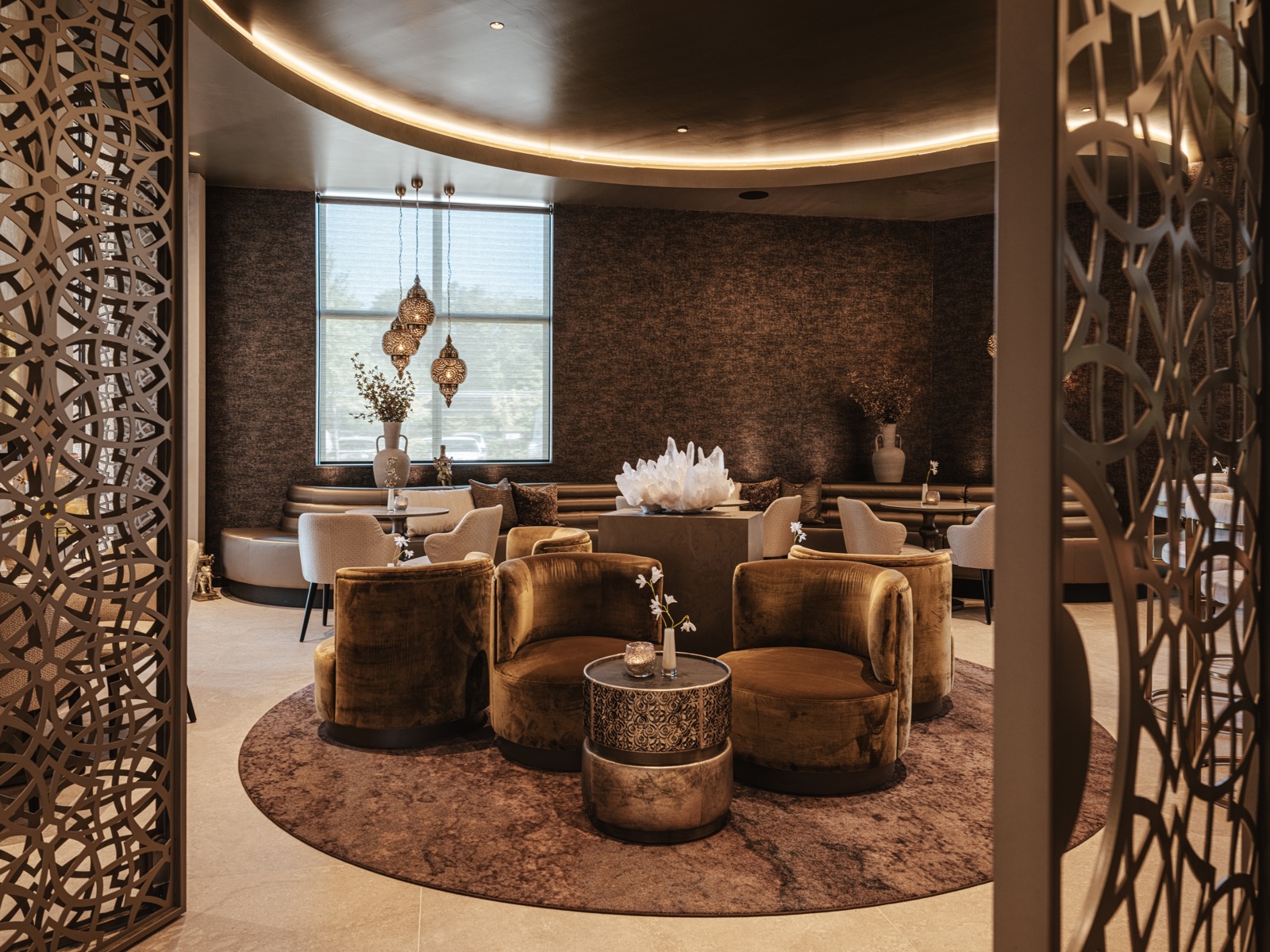 luxe restaurant inrichting