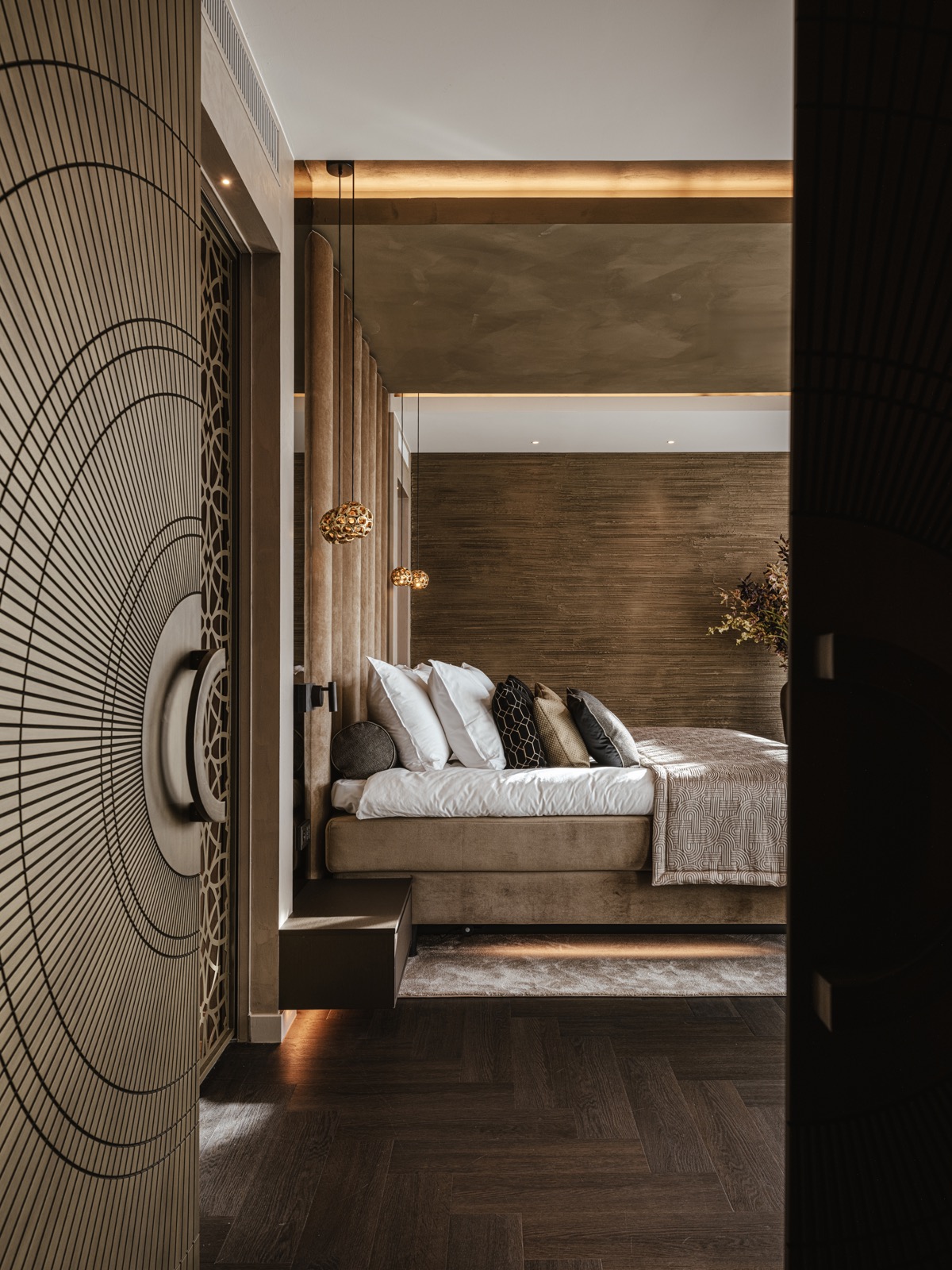 design bed in hotelkamer