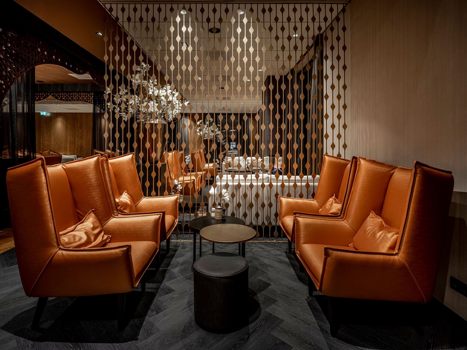 luxe zithoek in restaurant