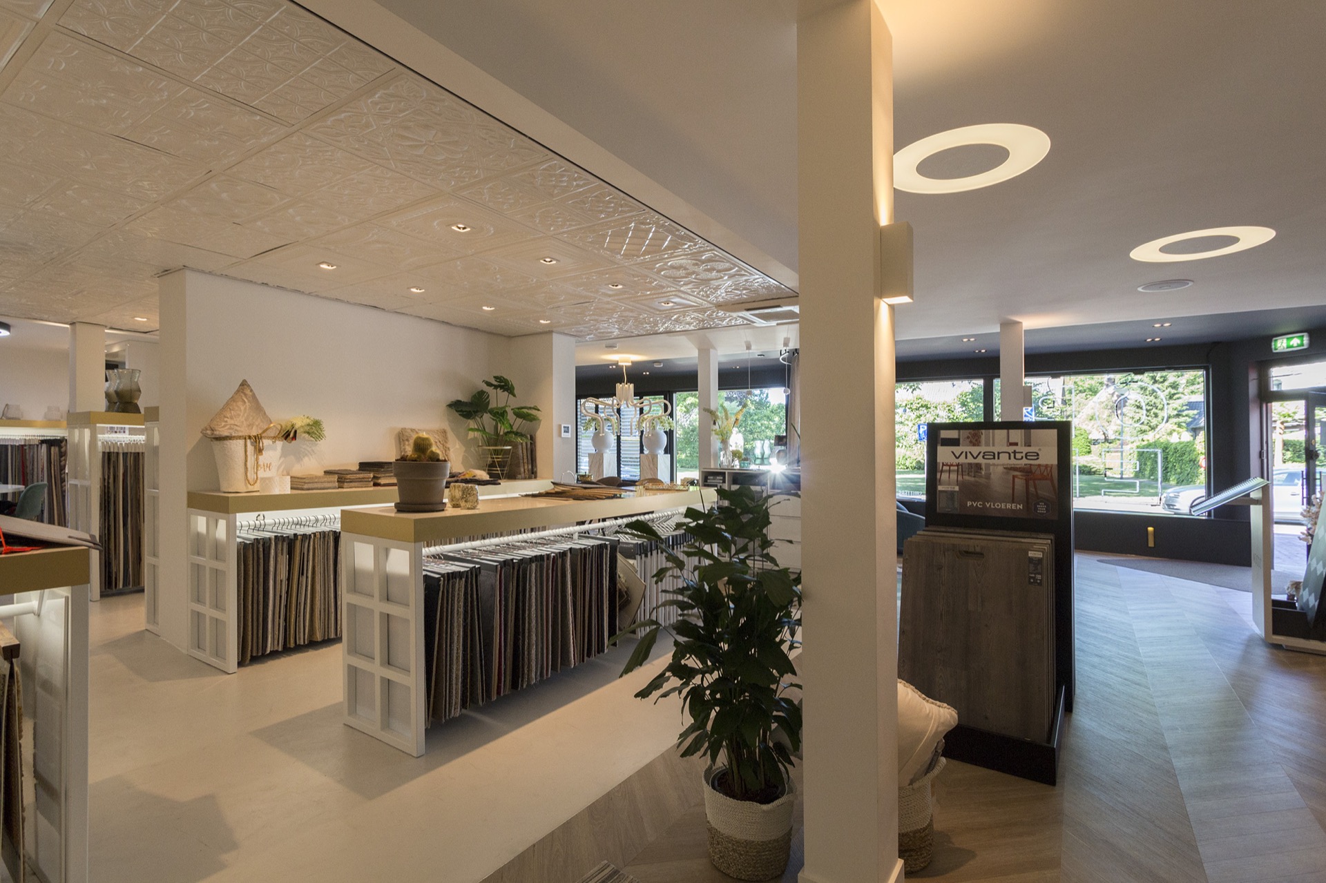 winkel met luxe verlichting