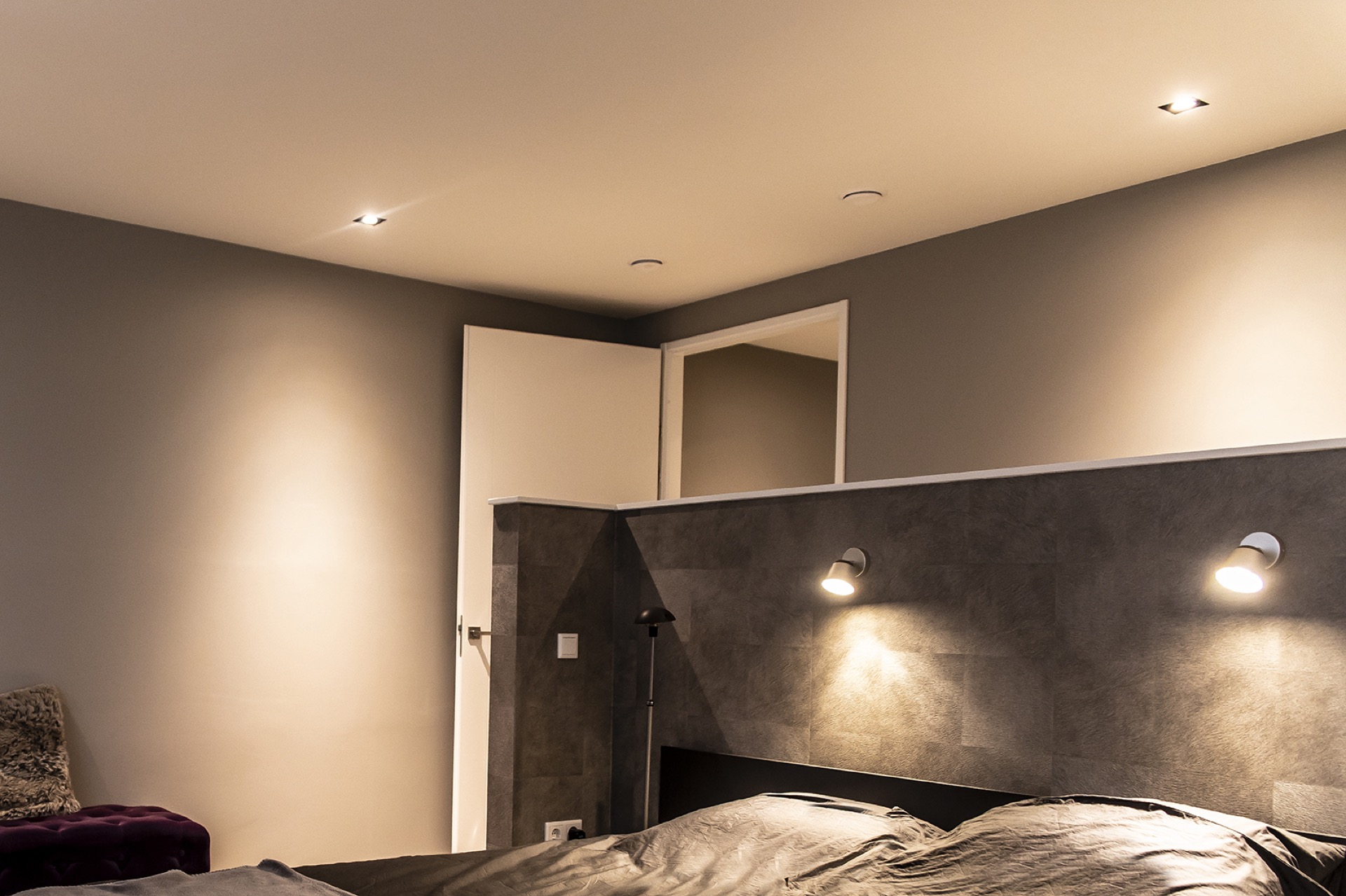 luxe verlichting in slaapkamer inrichting