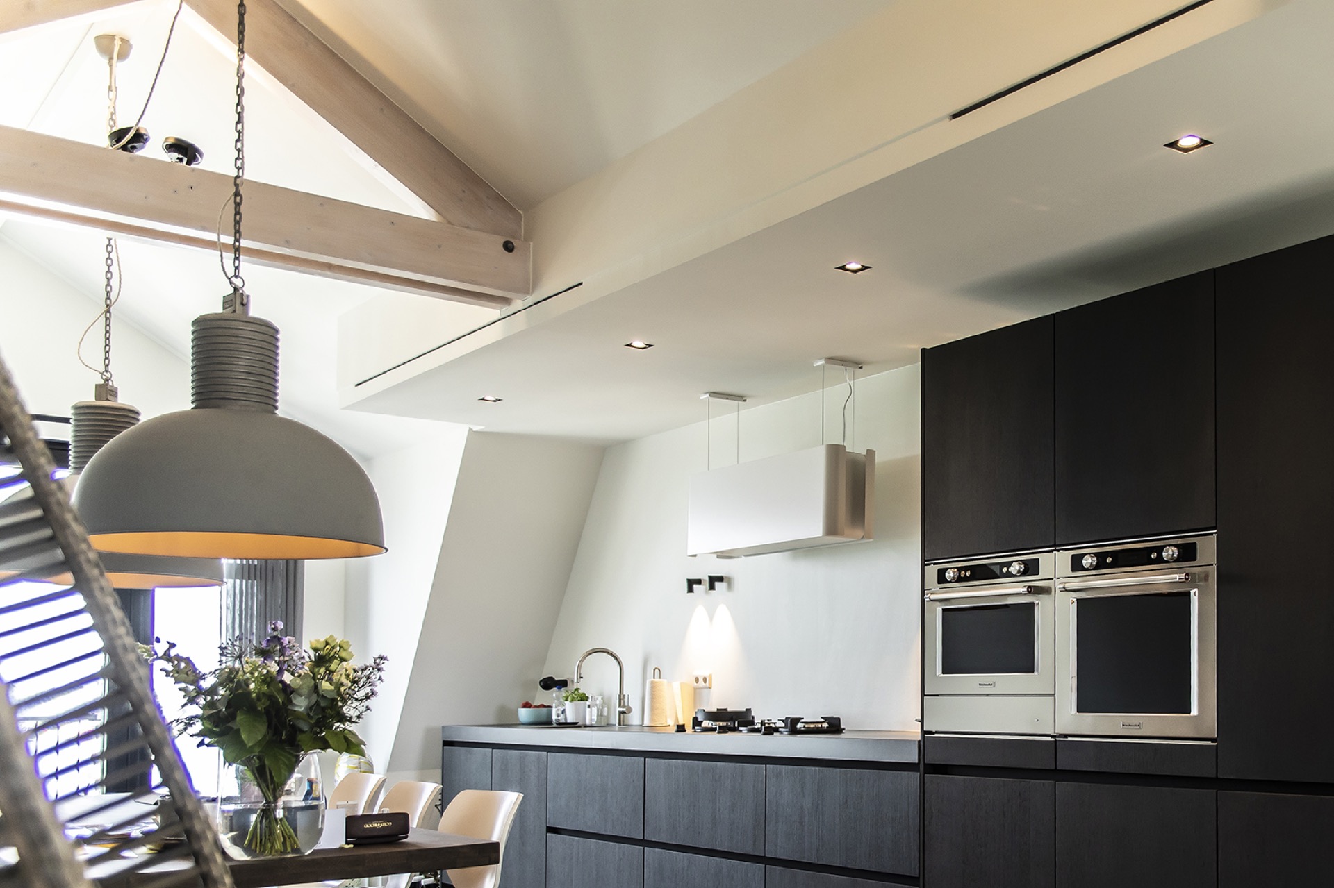 keuken met luxe lichtplan
