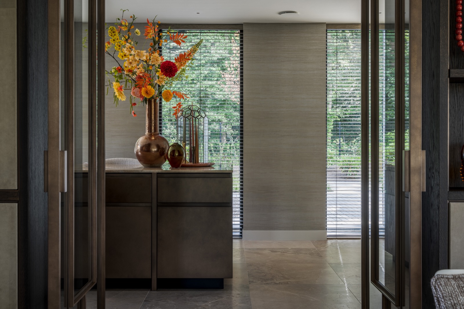design keuken met luxe lampen