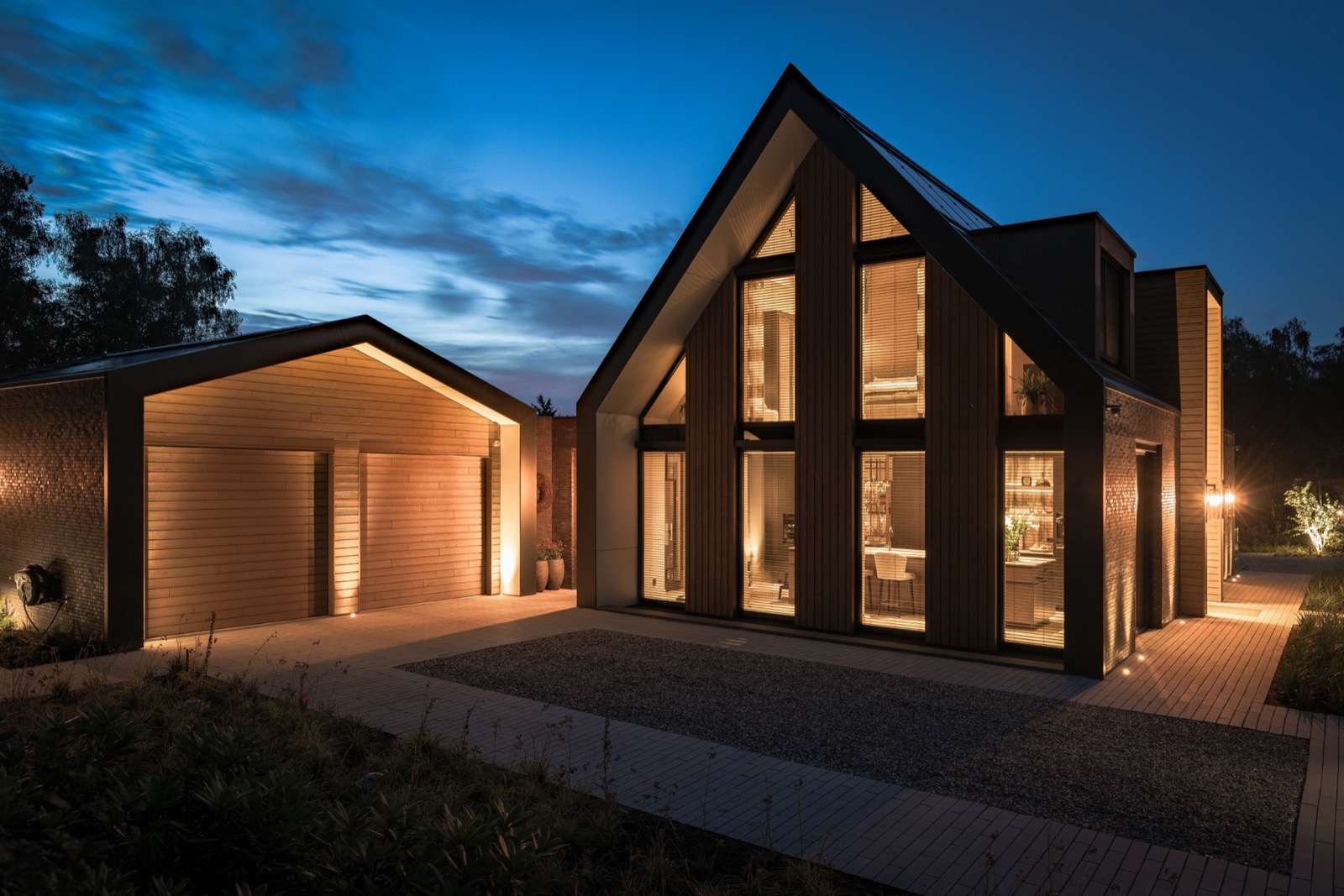 luxe buitenverlichting villa