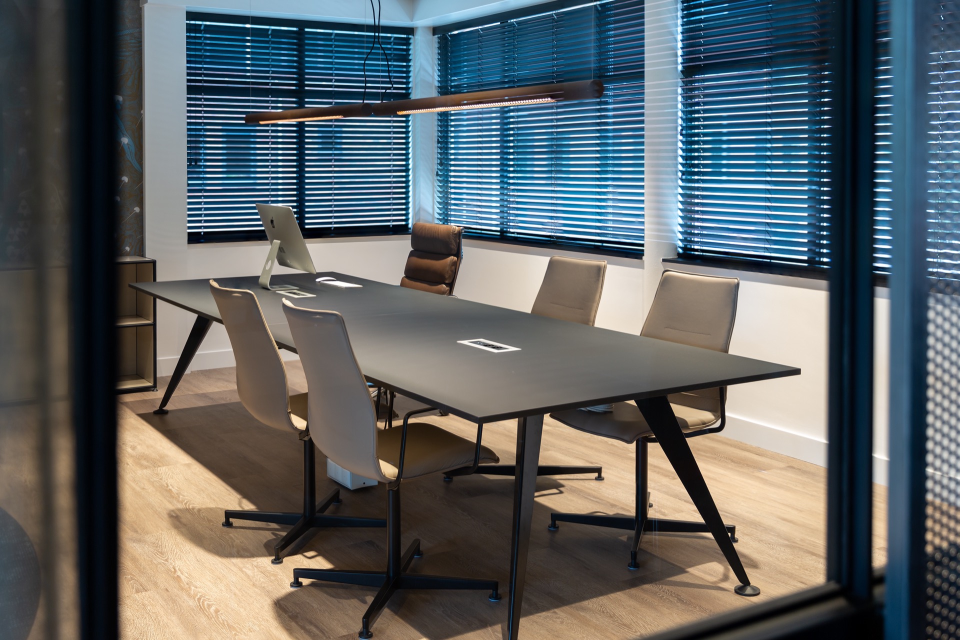 kantoor met luxe lichtplan