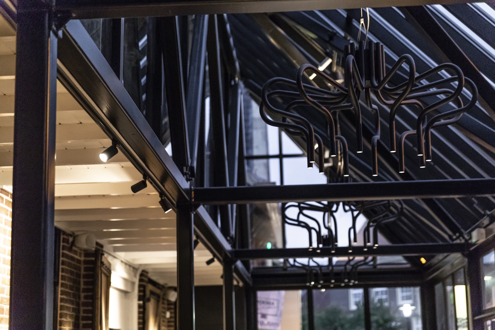 restaurant met luxe lichtplan