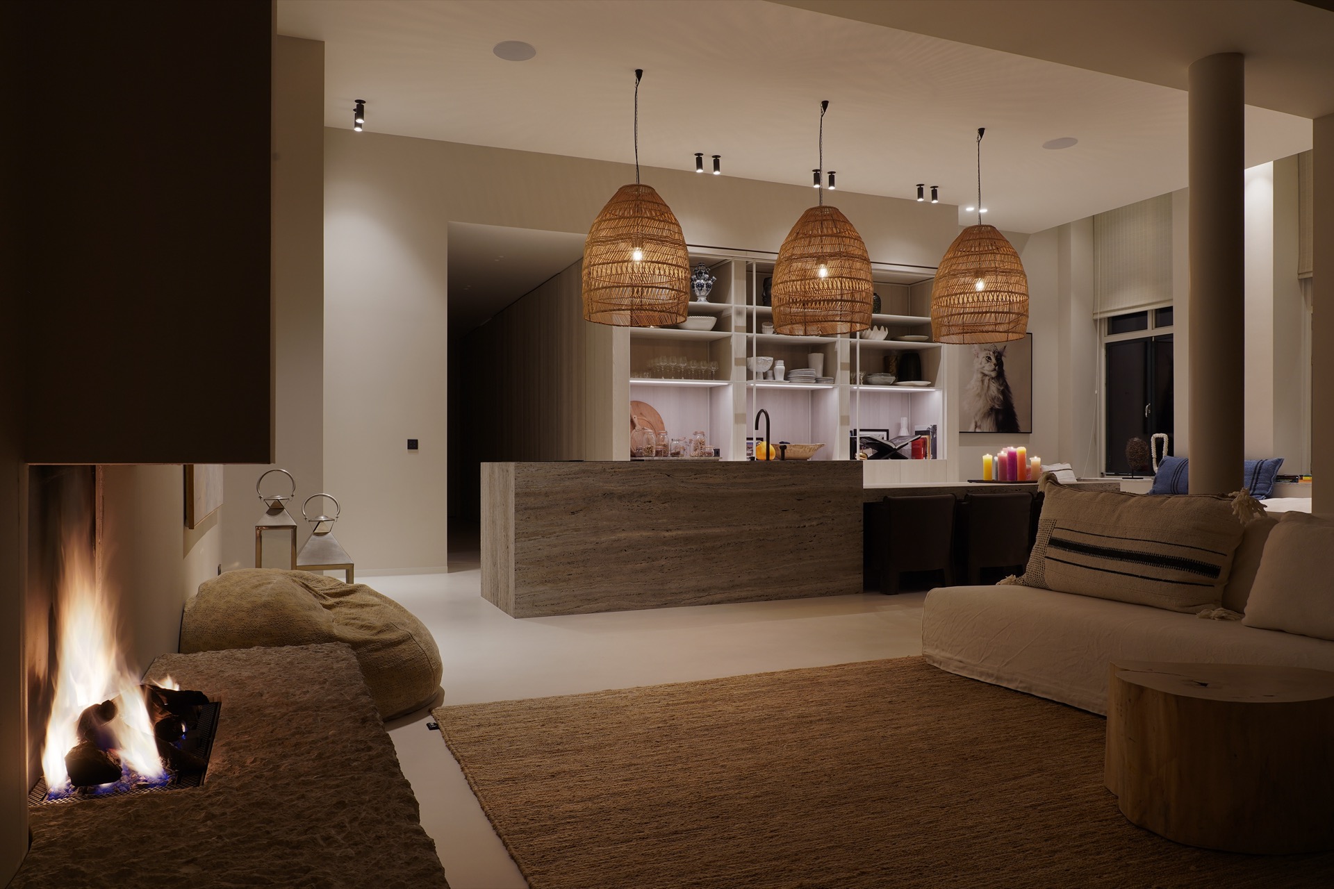 luxe verlichting in keuken