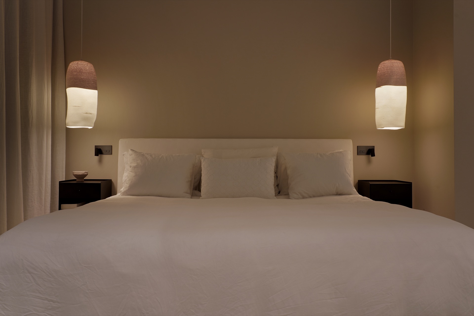 luxe lampen bij bed