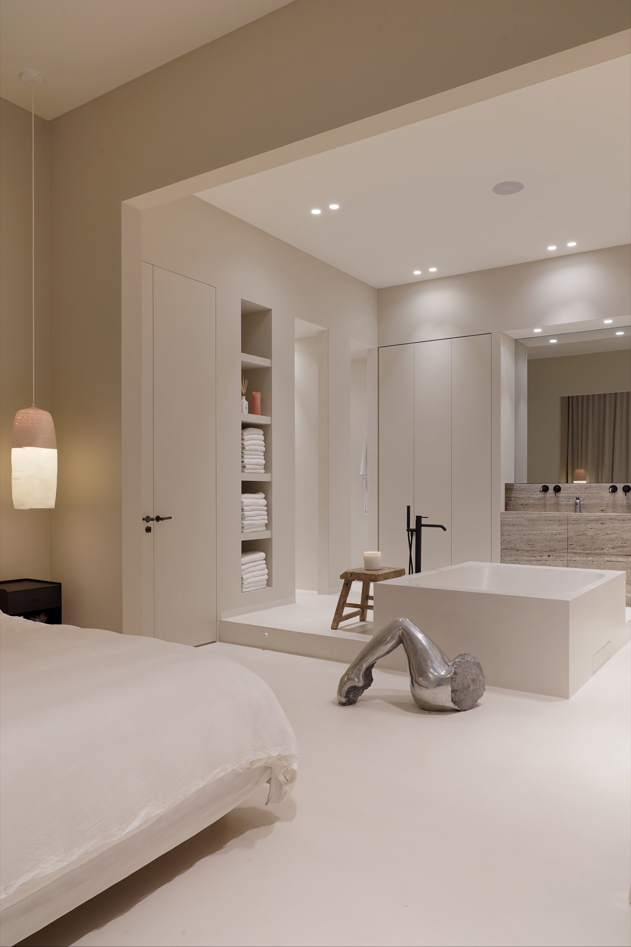 badkamer met luxe verlichting