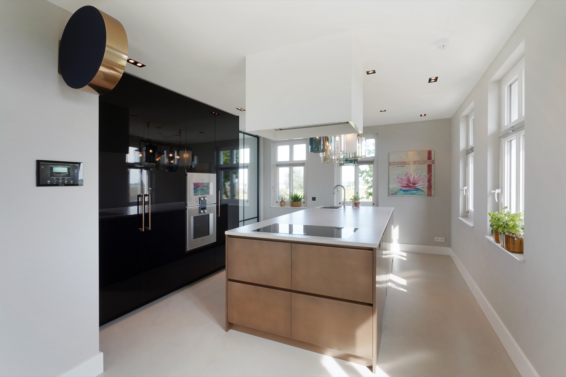 keuken met design verlichting