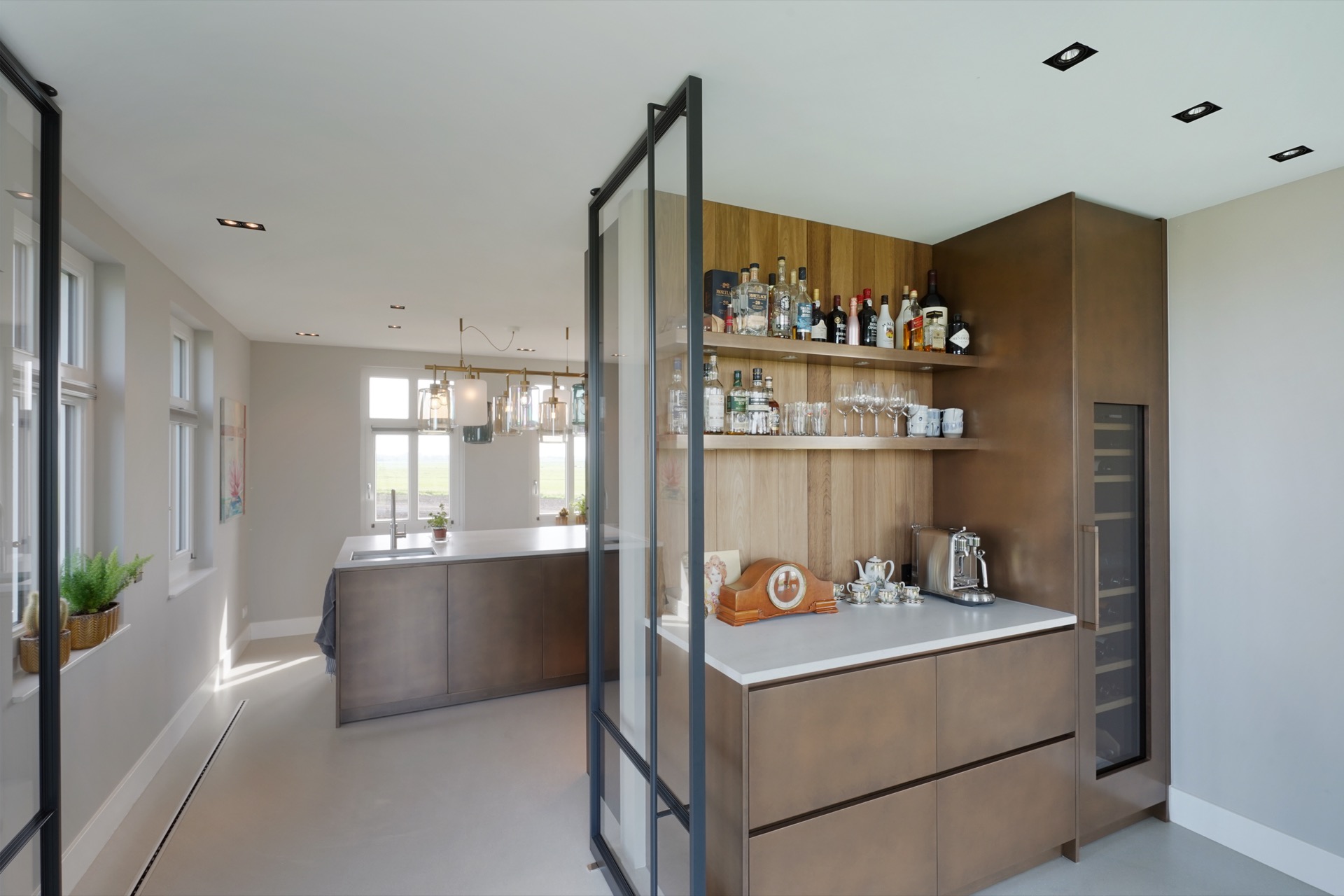 bar met luxe verlichting