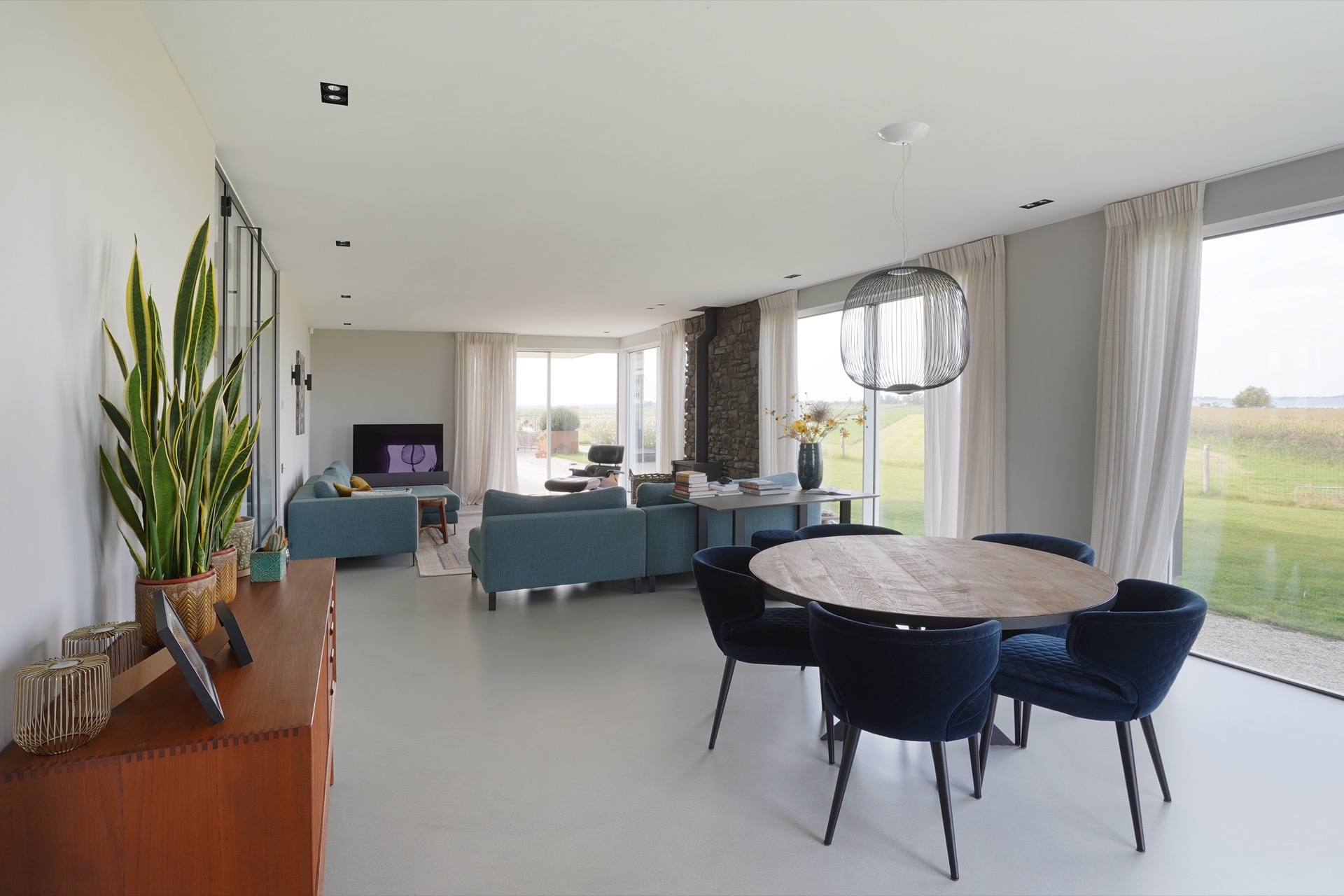 interieur met luxe verlichting