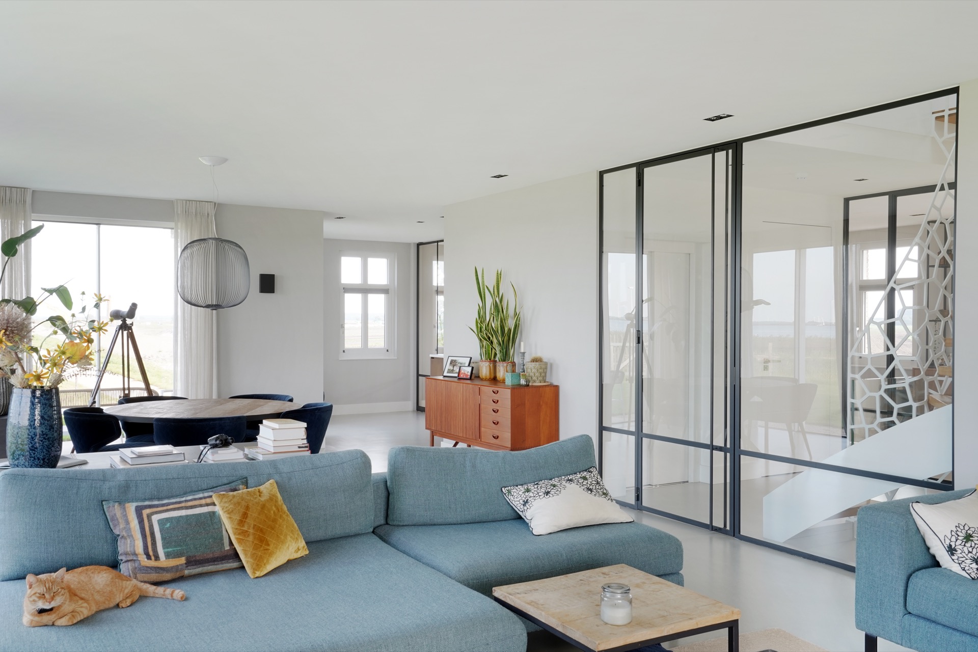 luxe interieur met design lampen